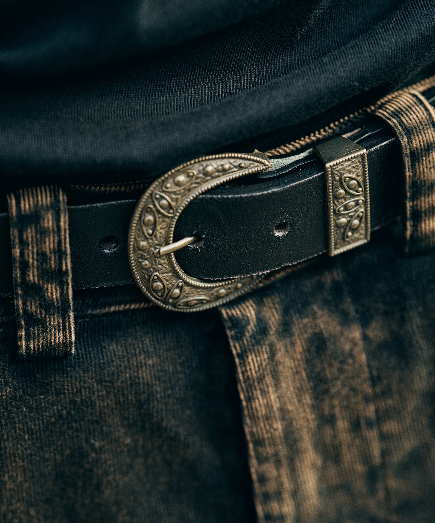Western buckle belt