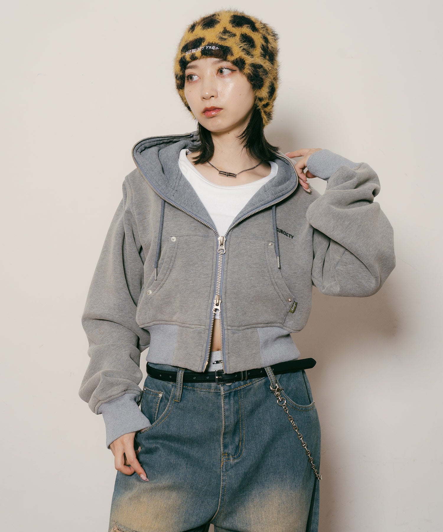 Full zip hoodie【WOMEN】