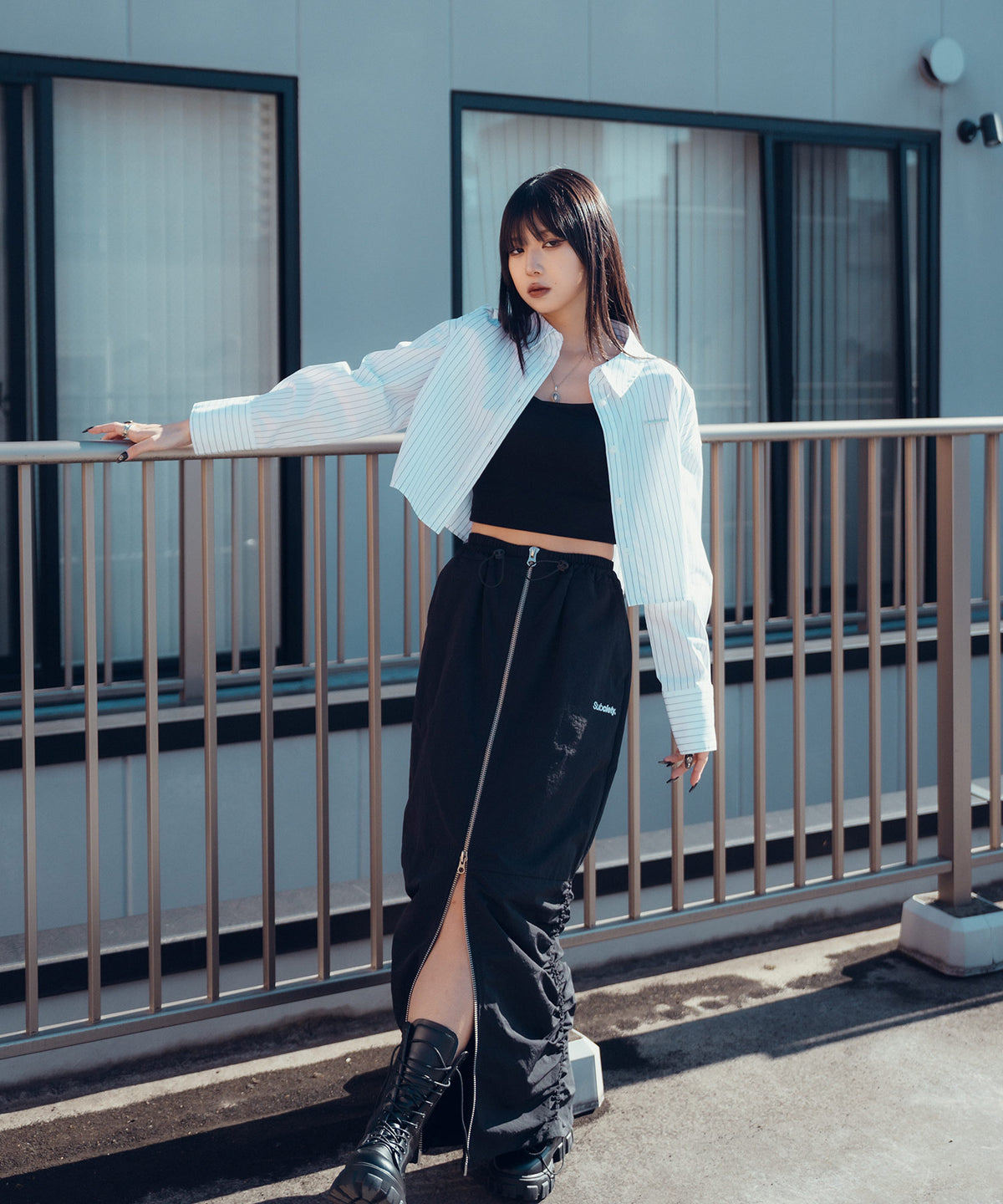 Cropped shirt【WOMEN】-thumbmail-12