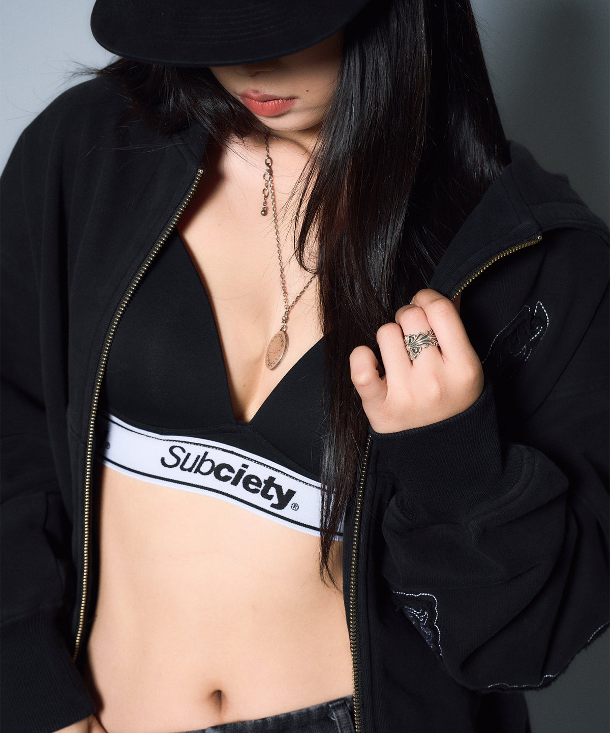 Logo Bralette & Shorts Set-thumbmail-5