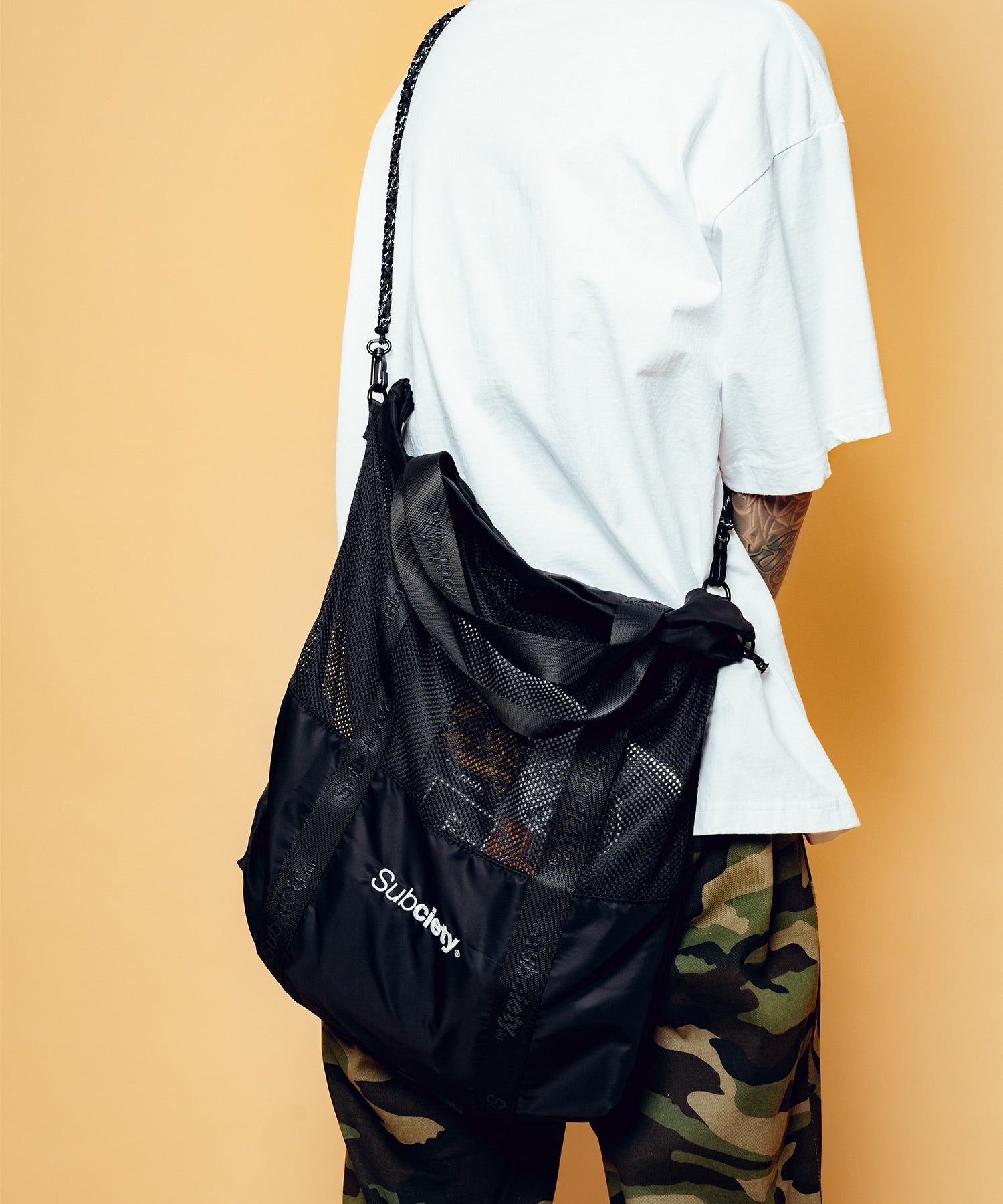 Mesh shoulder tote bag-thumbmail-5