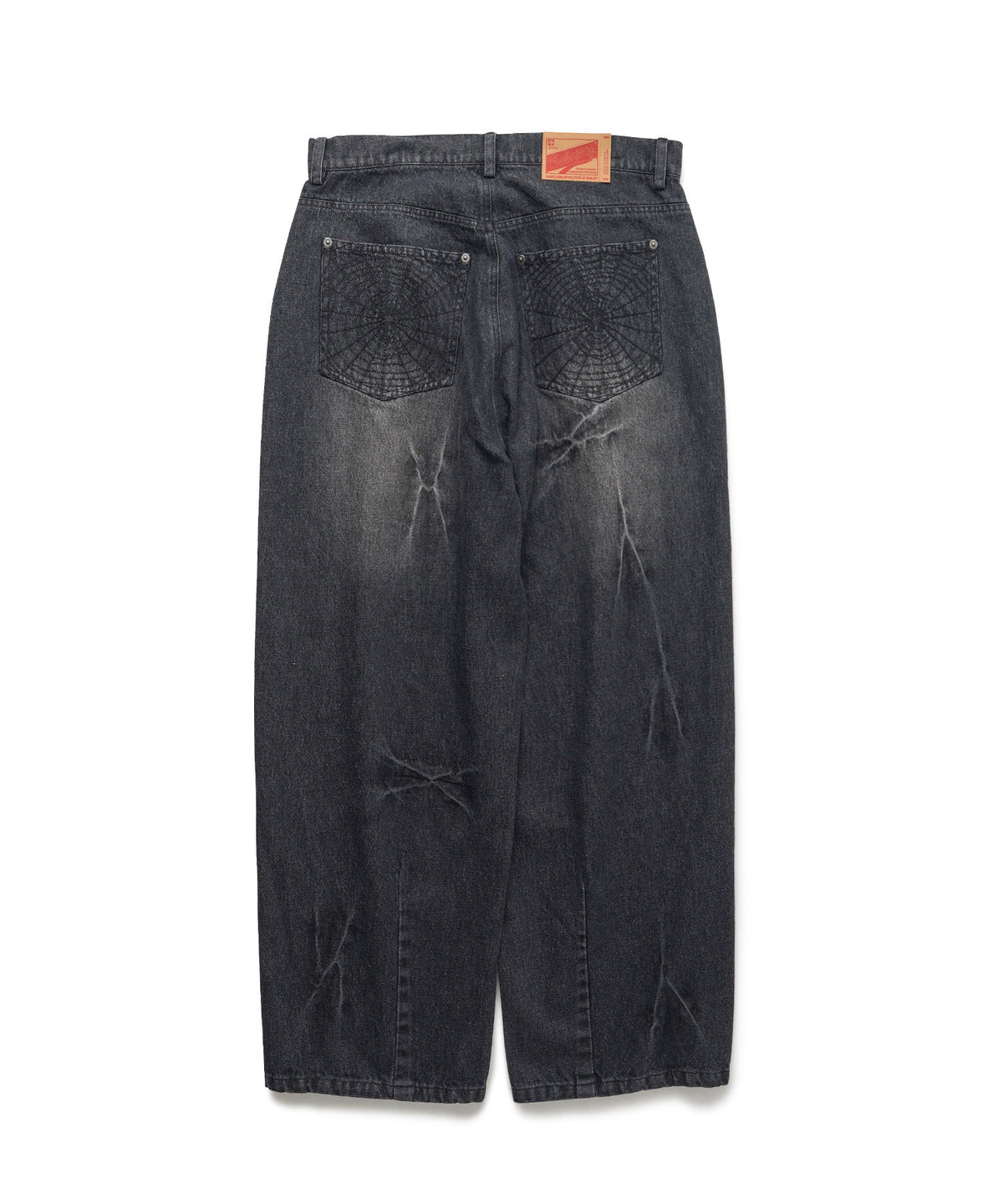 Cobweb curved denim pants-thumbmail-4