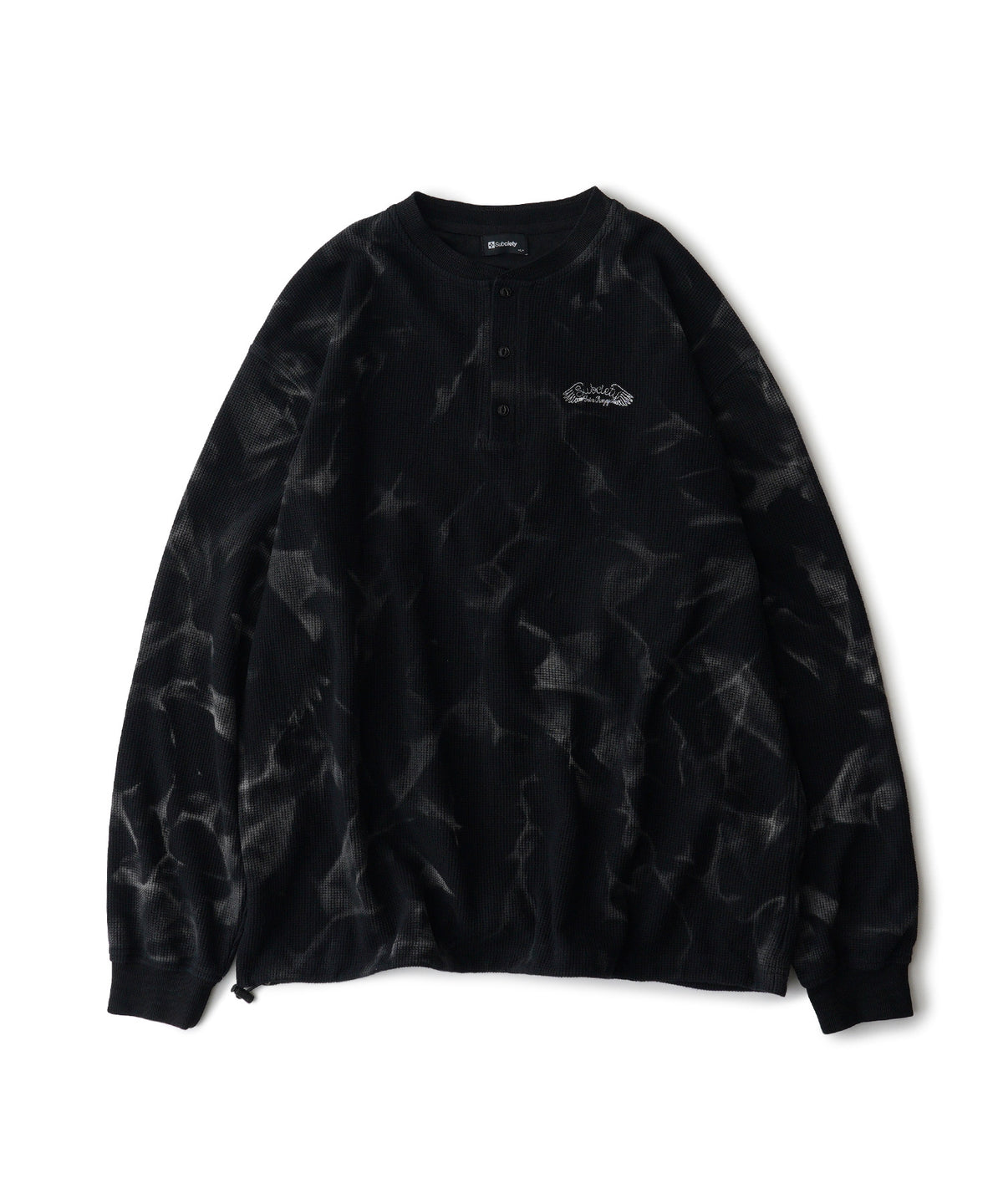 Henry Neck Waffle L/S-thumbmail-4