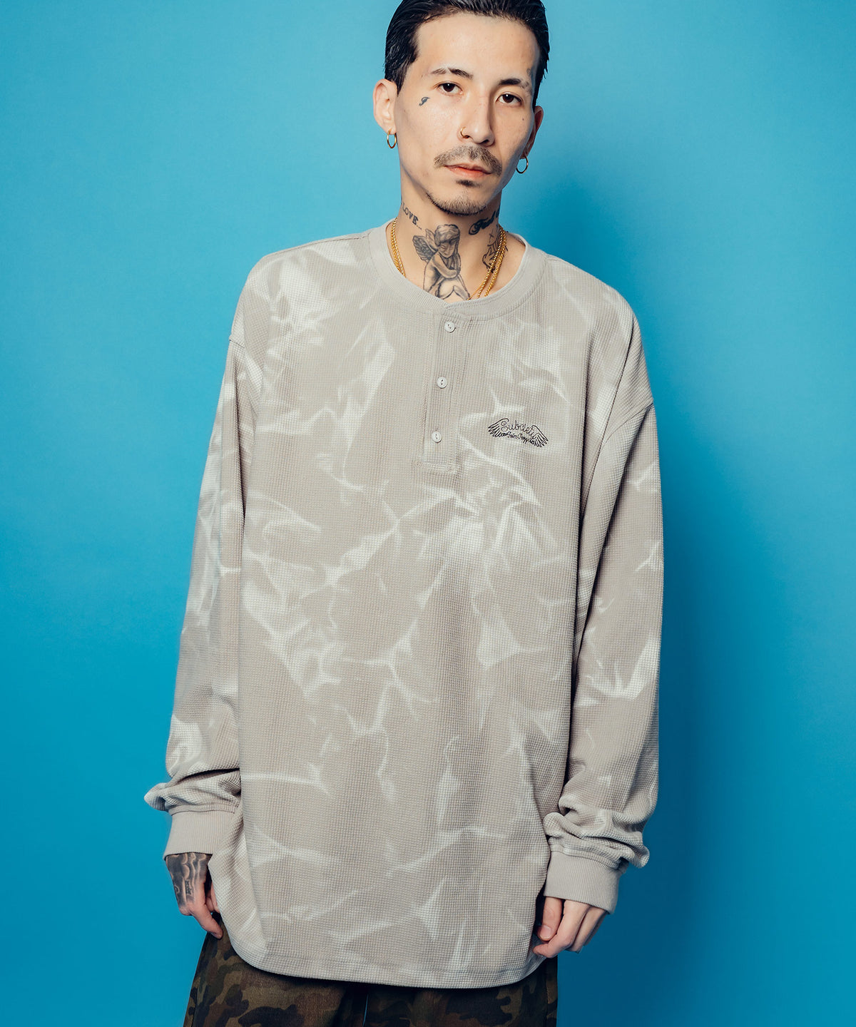 Henry Neck Waffle L/S-thumbmail-9