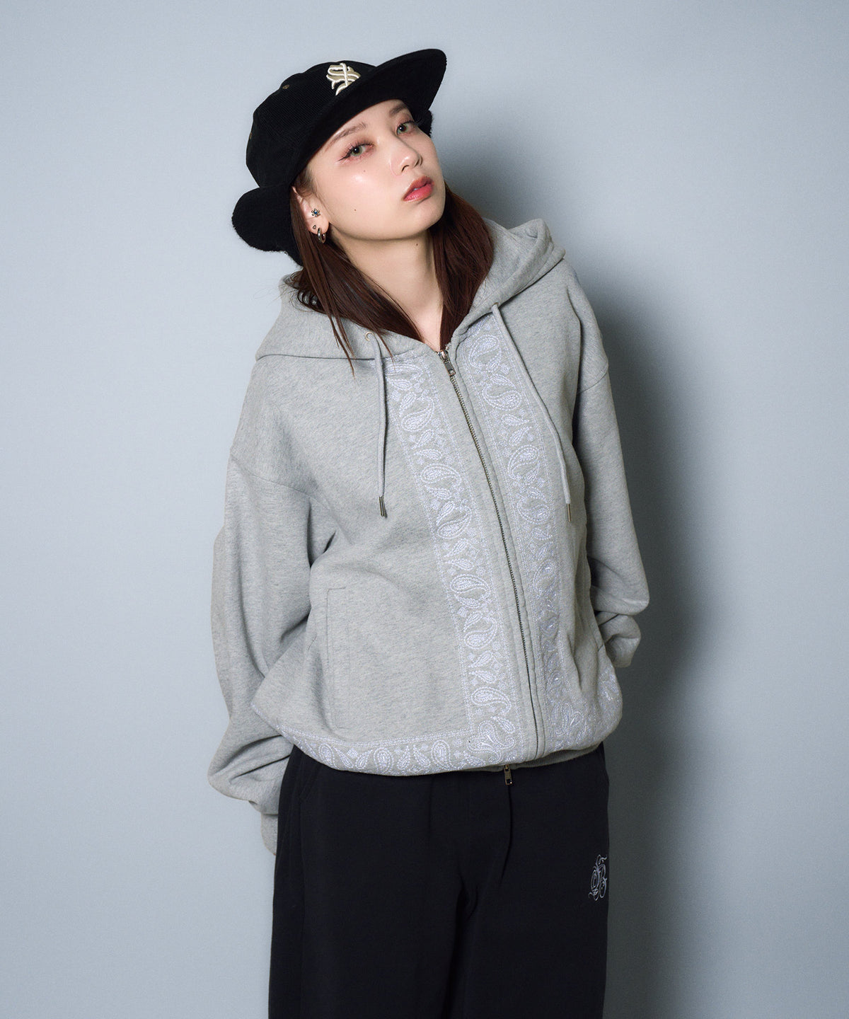 Embroidered Bandana Hoodie-thumbmail-19