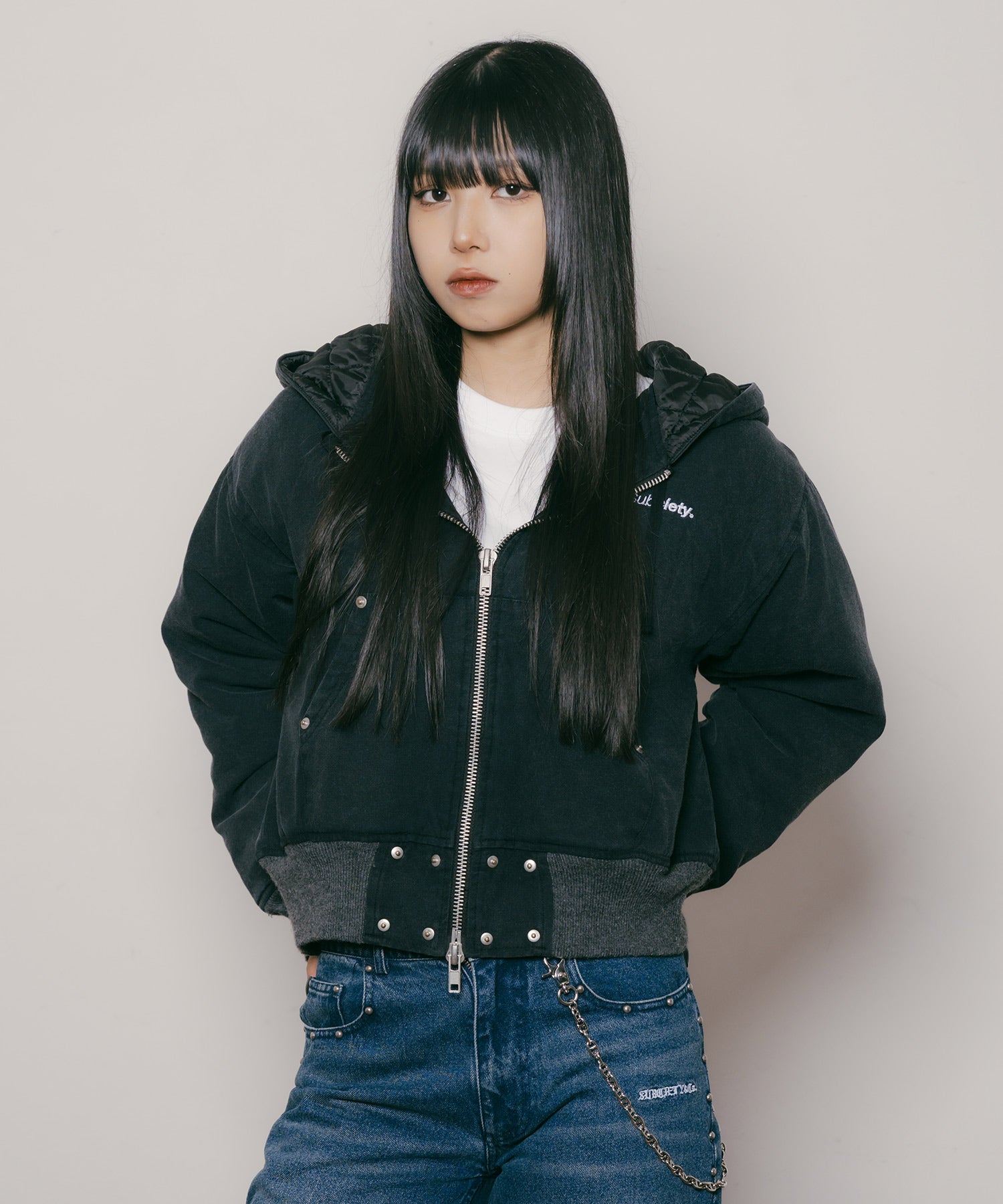 Hooded jacket [WOMEN]-thumbmail-2