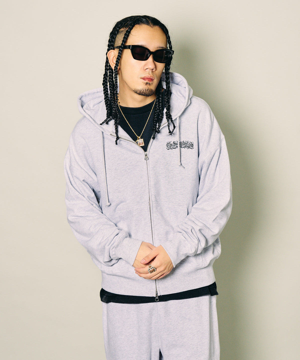 Boxy double zip up hoodie-thumbmail-20