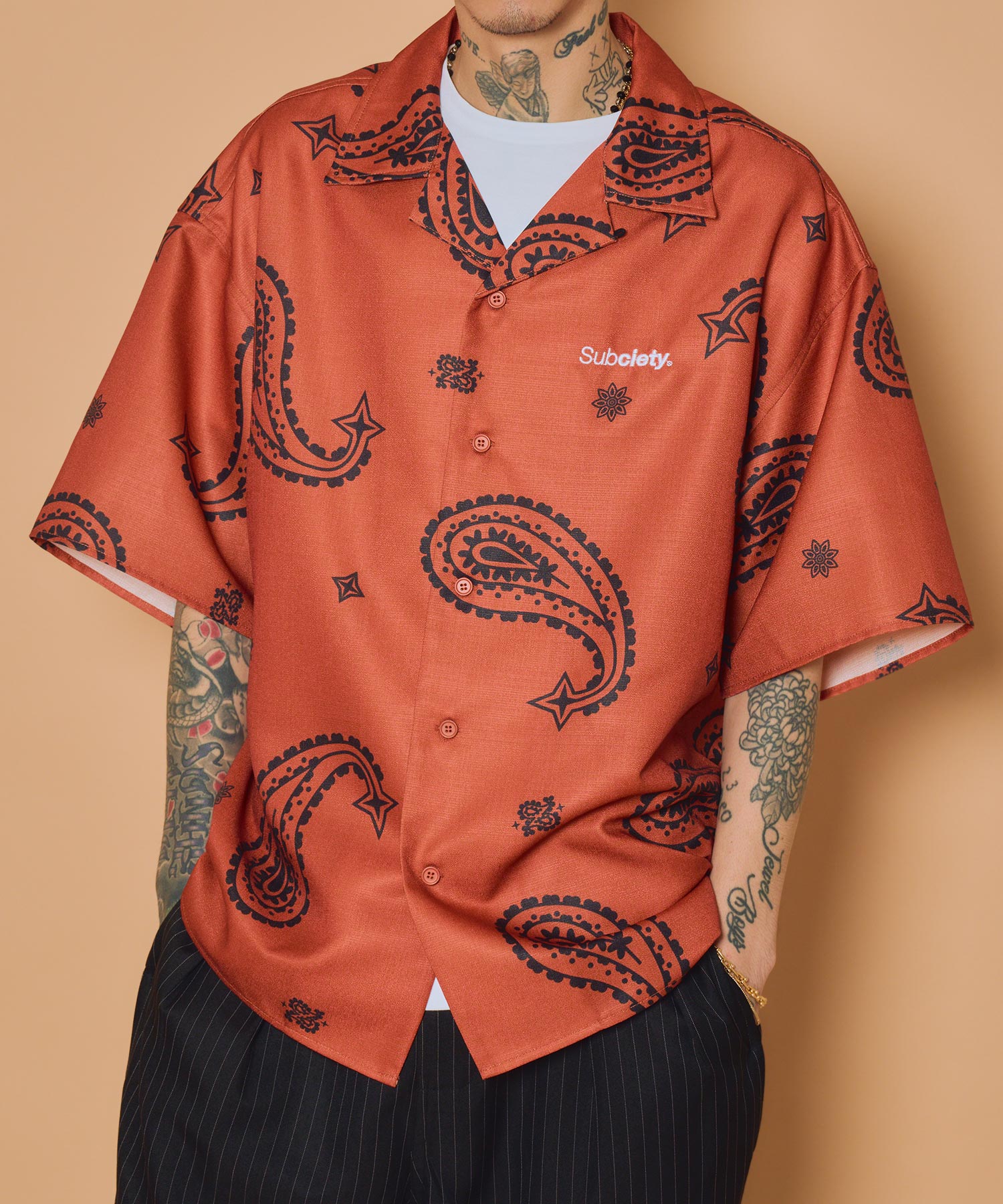 Large paisley shirt