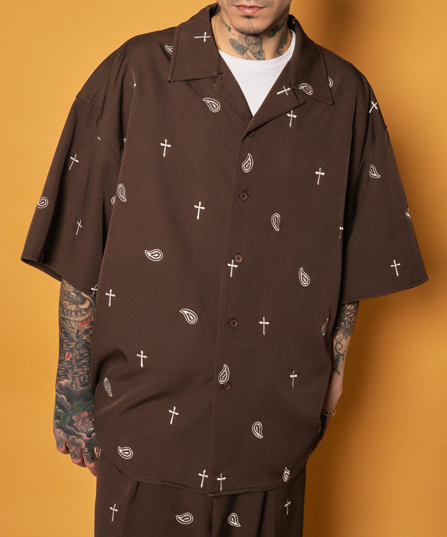 All-over embroidered shirt-thumbmail-3