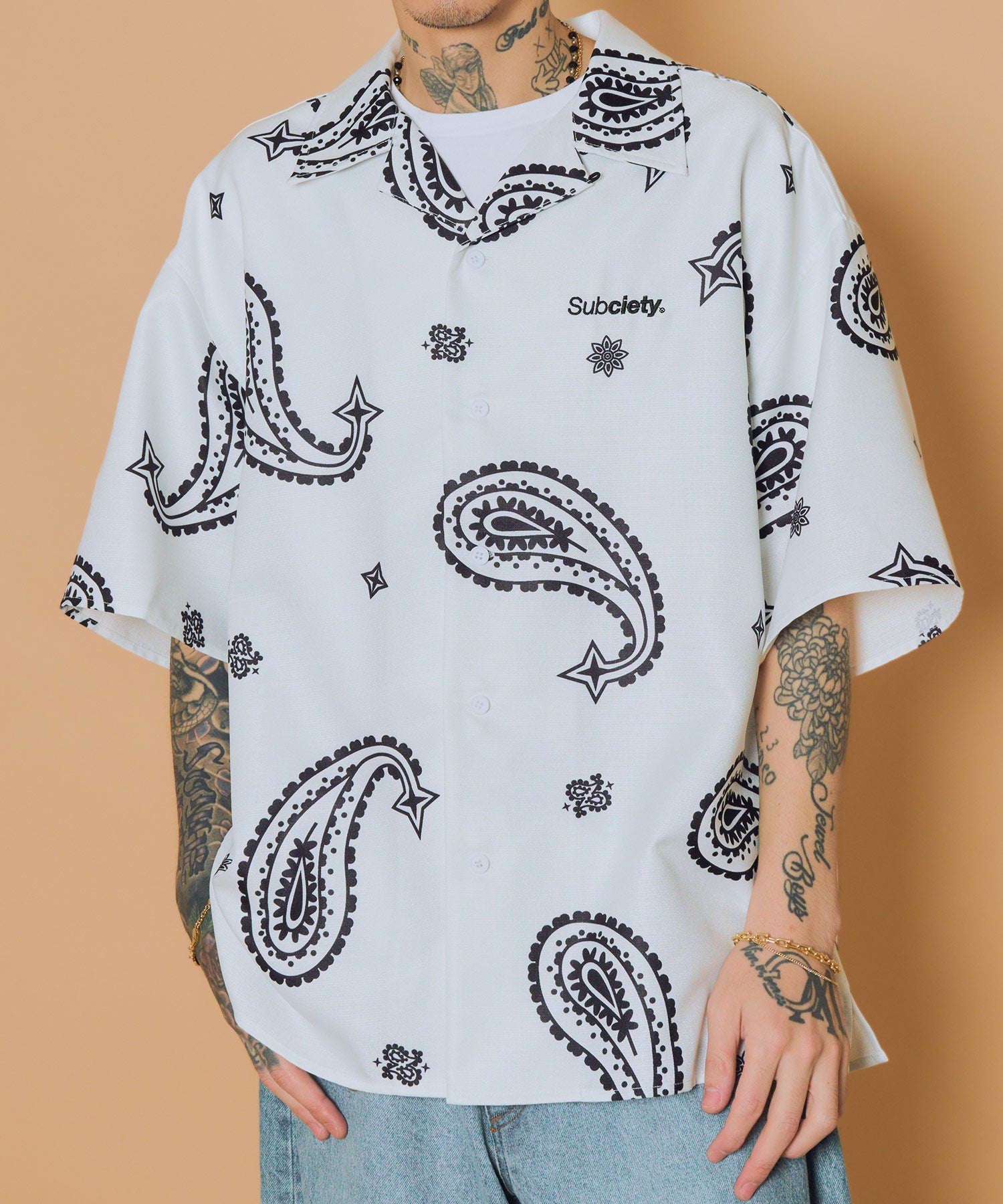 Large paisley shirt
