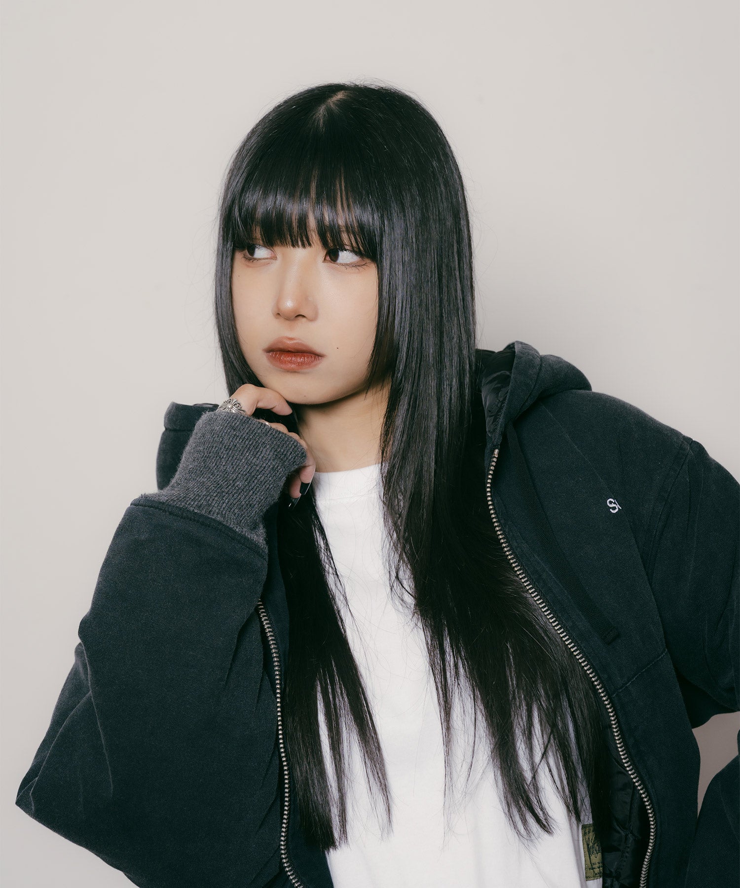 Hooded jacket [WOMEN]-thumbmail-5