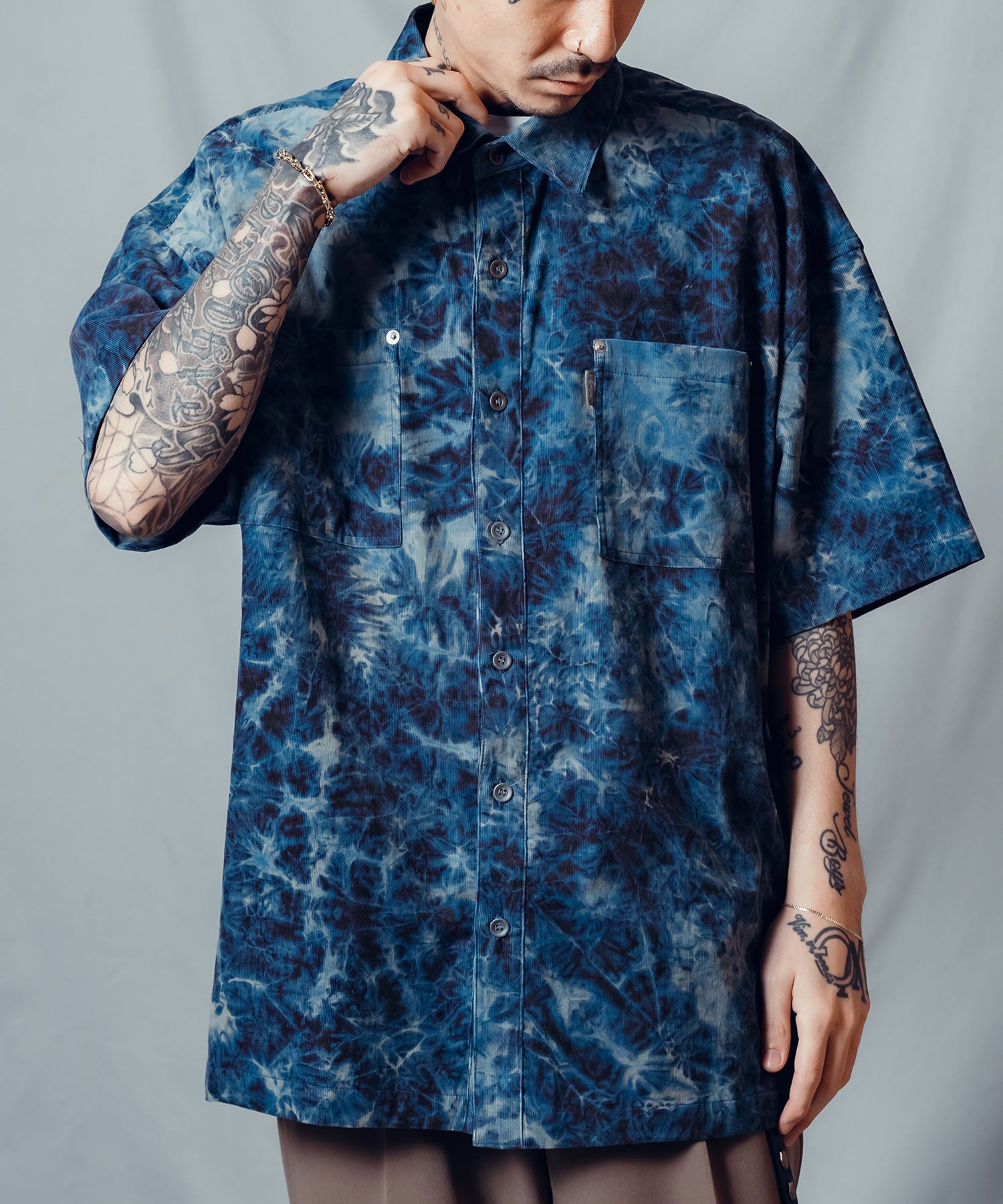 Bleached work shirt