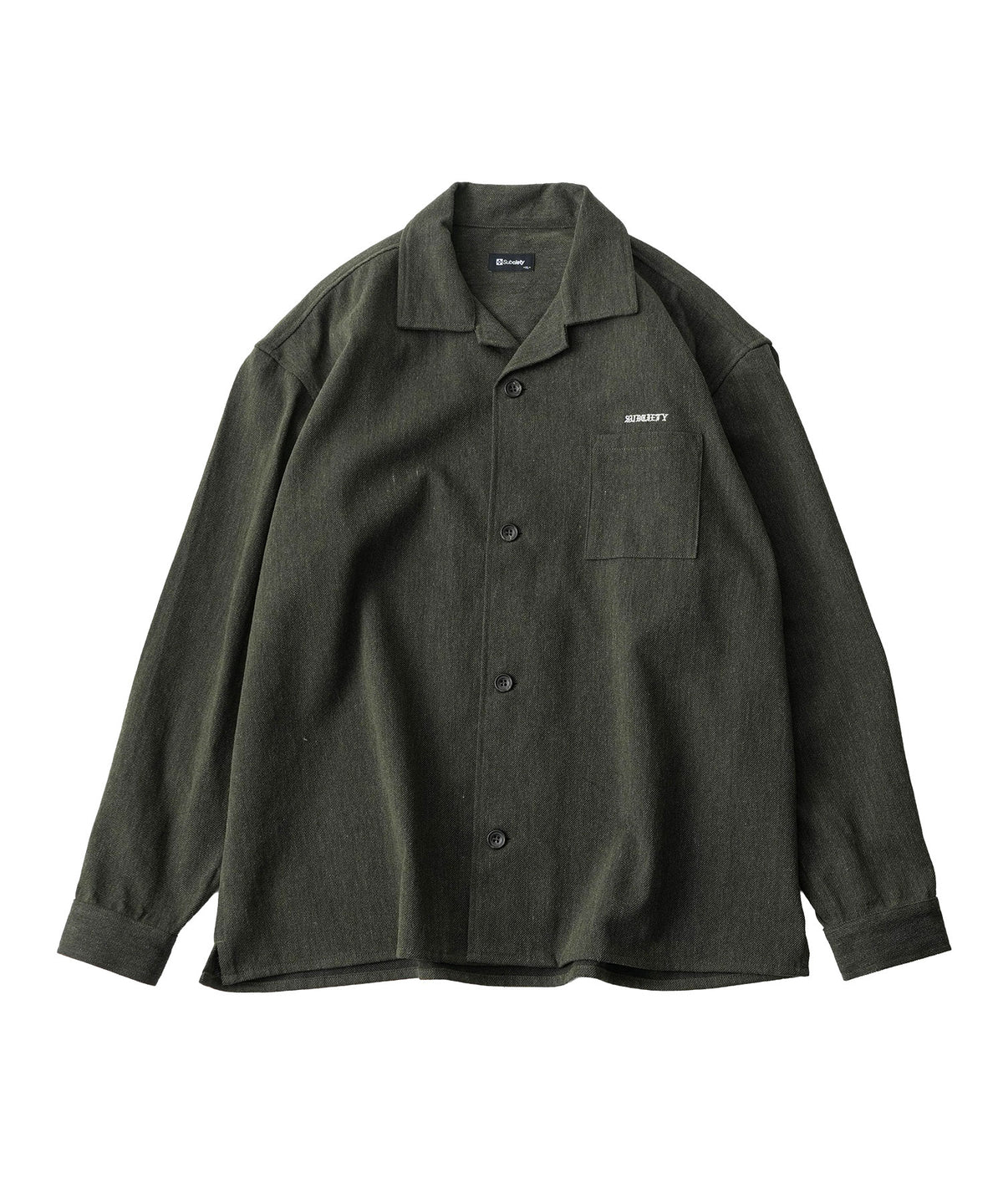 Wool open collar shirt-thumbmail-3