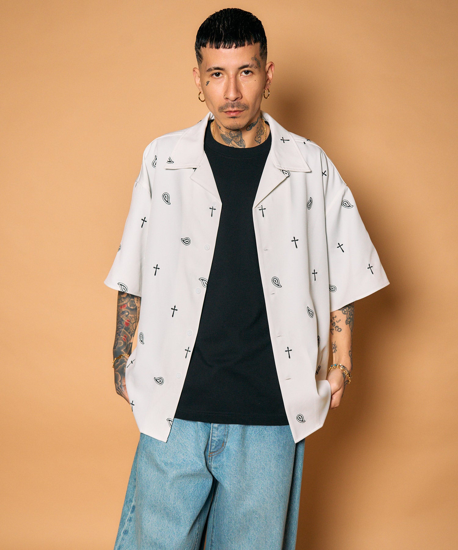 All-over embroidered shirt-thumbmail-9