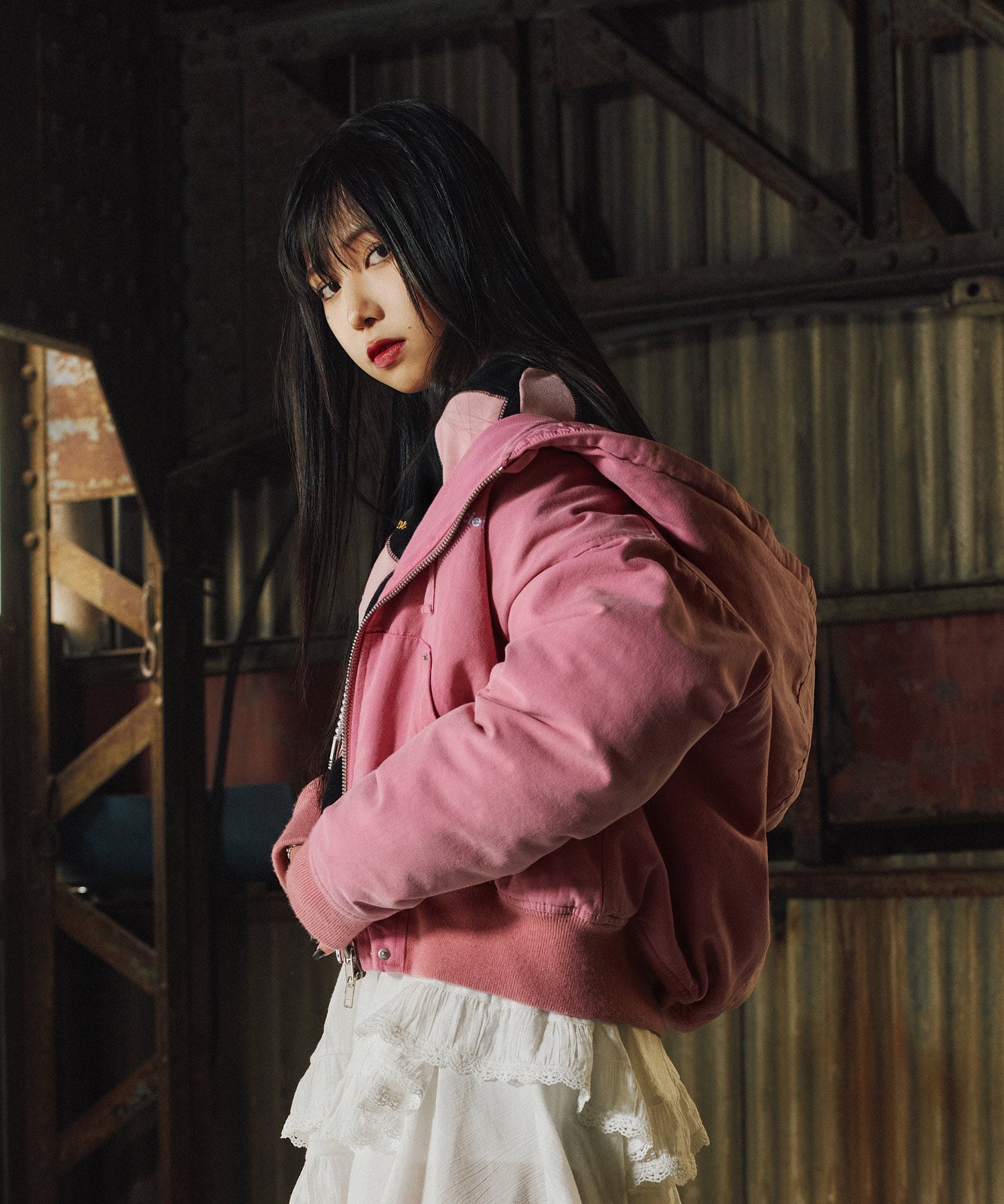 Hooded jacket [WOMEN]-thumbmail-12