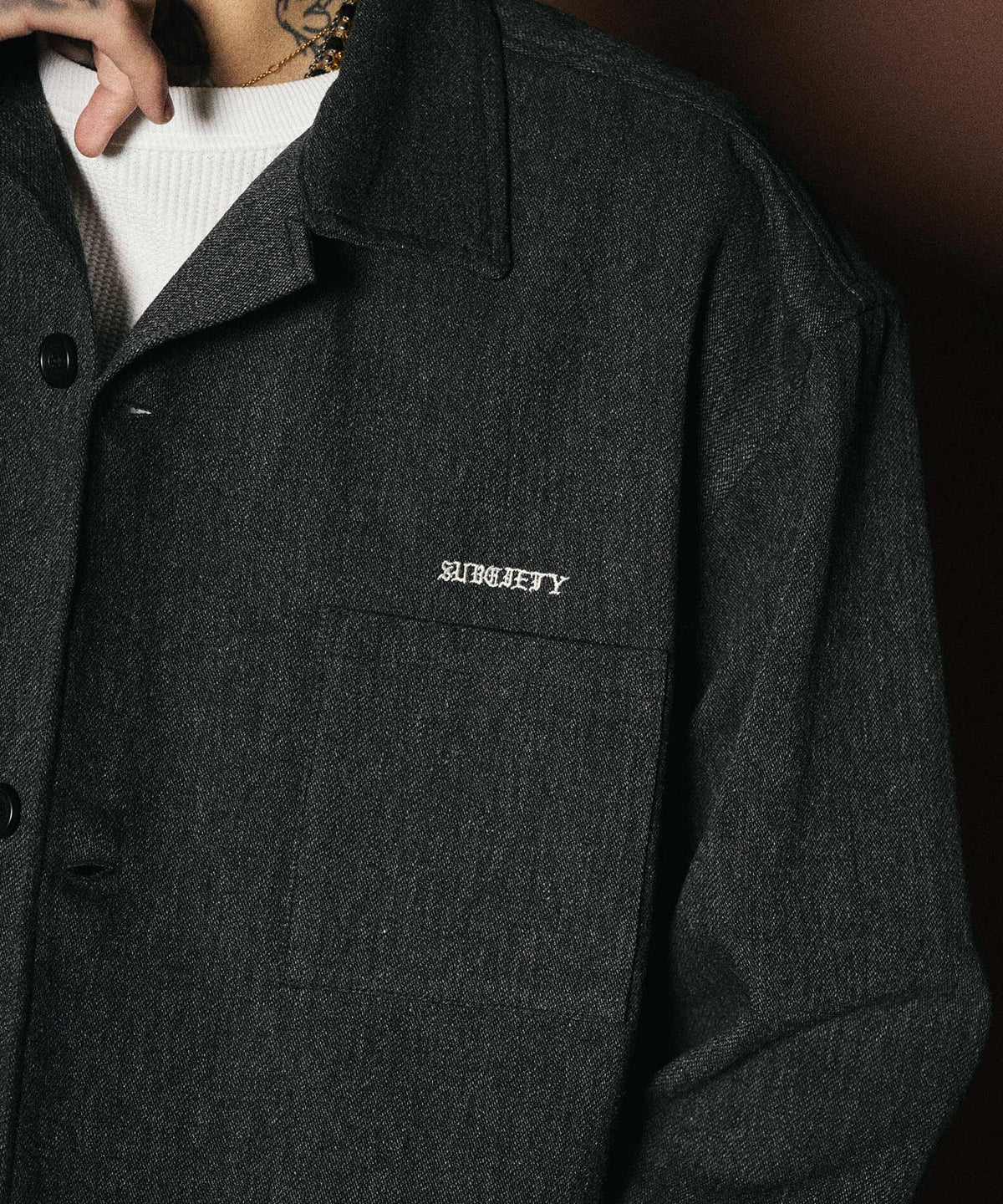 Wool open collar shirt-thumbmail-9