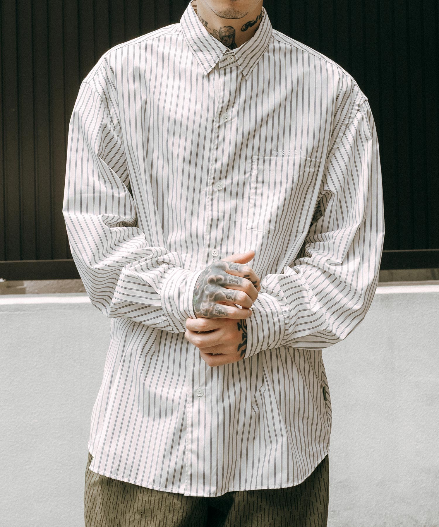 Supima cotton stripe shirt-thumbmail-1