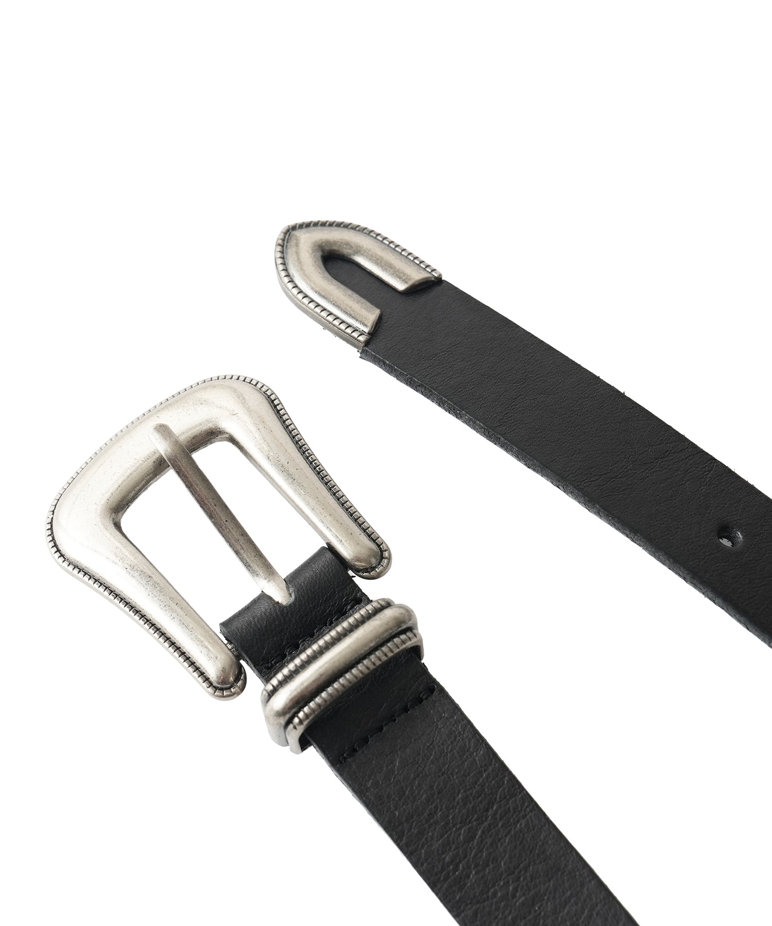 Hook buckle Leather belt-thumbmail-3