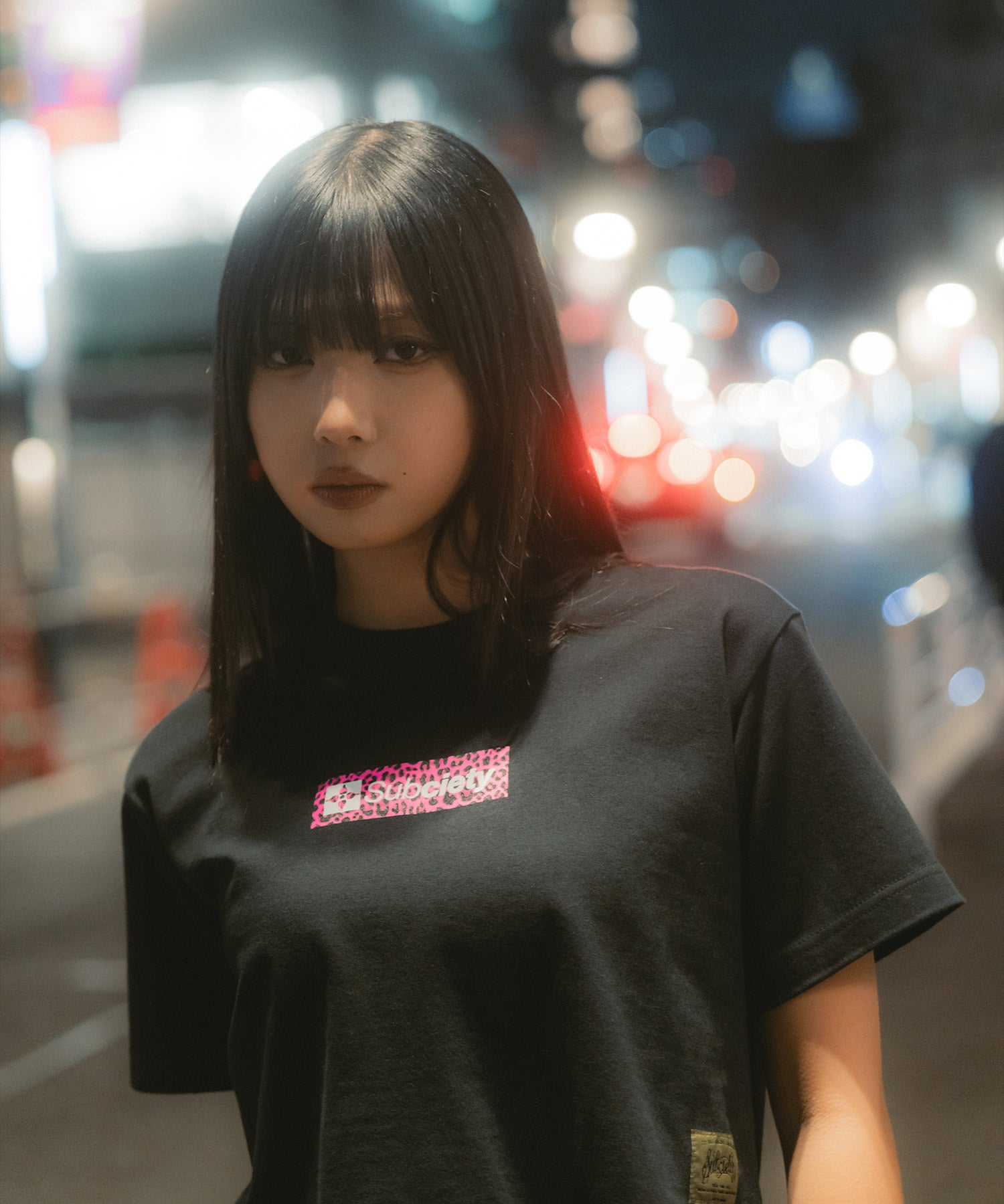 Cropped leopard box tee【WOMEN】-thumbmail-19