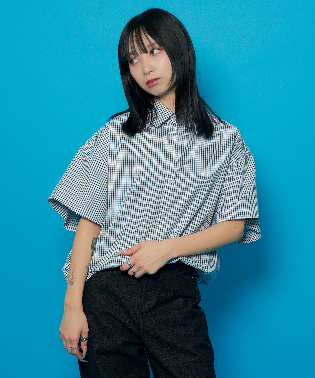 Essential mini check shirt-thumbmail-11