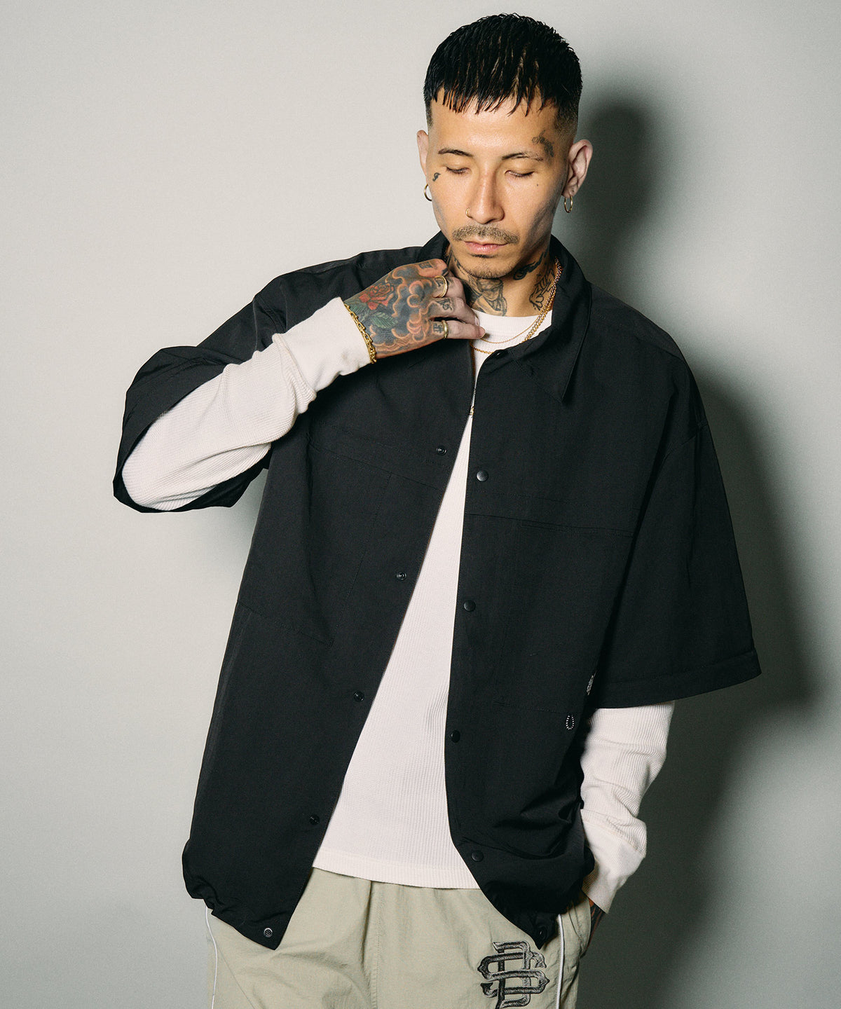 Detachable sleeve ripstop shirt-thumbmail-8