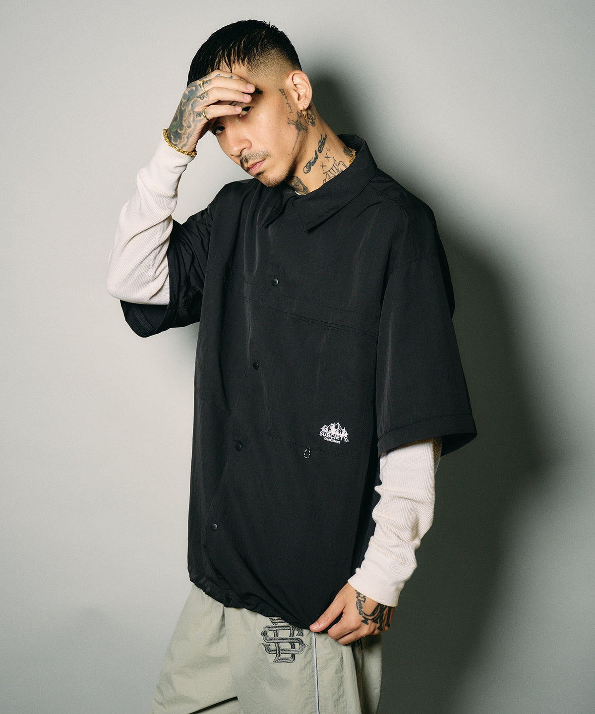 Detachable sleeve ripstop shirt-thumbmail-9