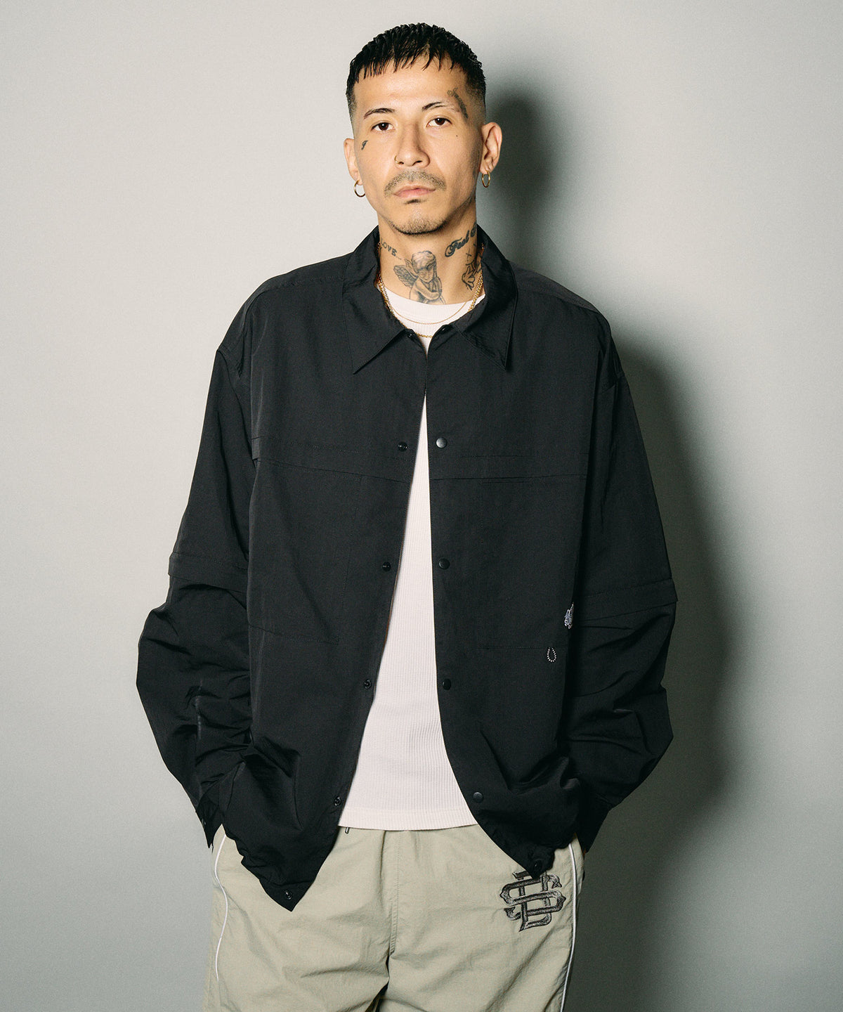 Detachable sleeve ripstop shirt-thumbmail-7