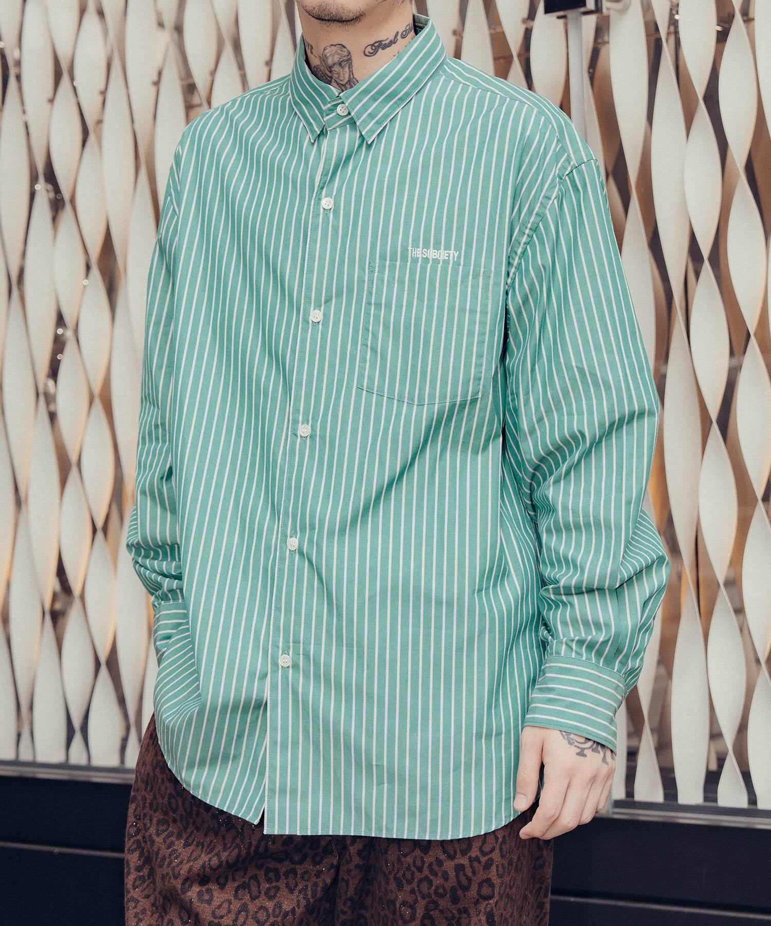 Supima cotton stripe shirt-thumbmail-2