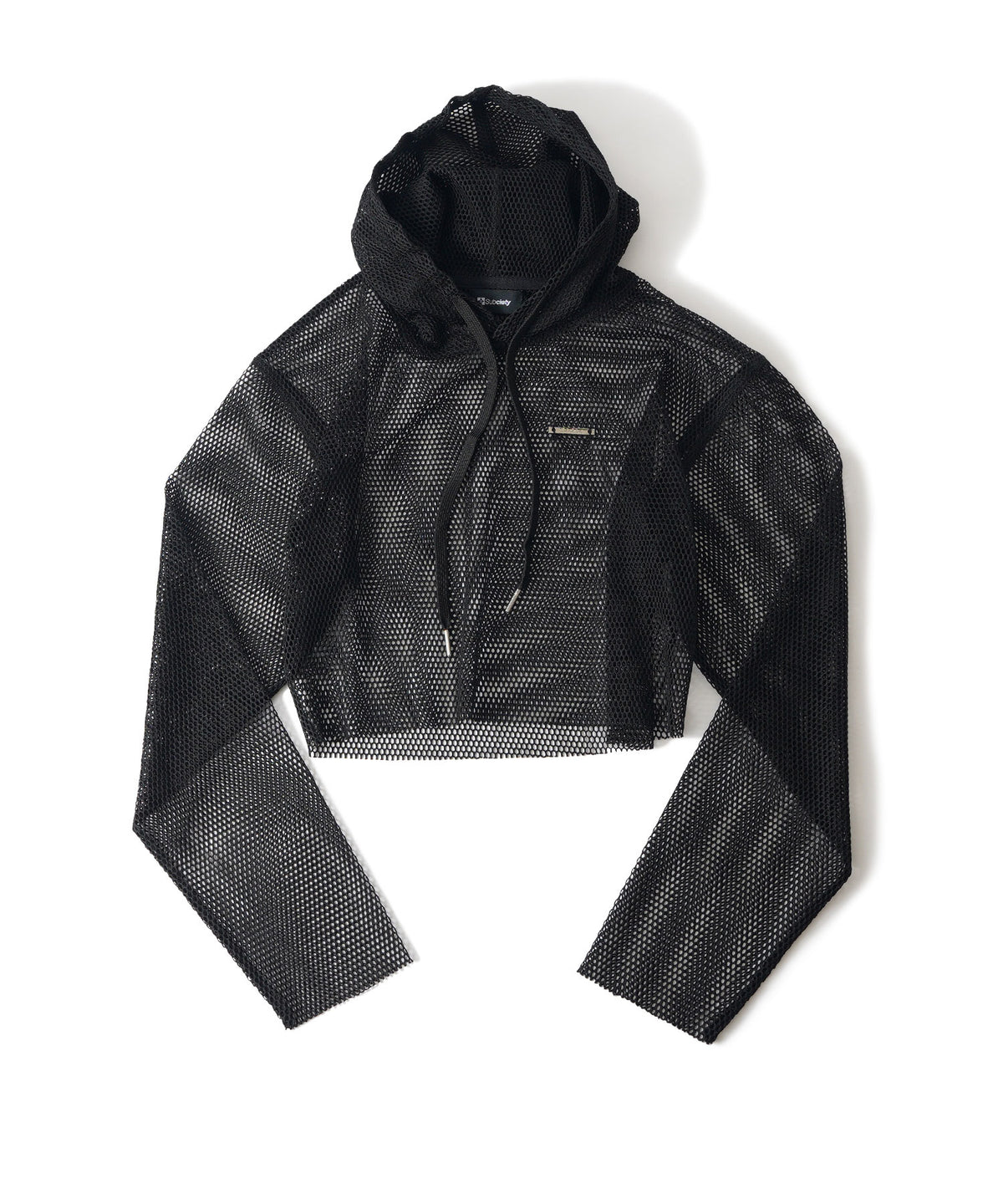 Hexagon mesh hoodie【WOMEN】-thumbmail-4