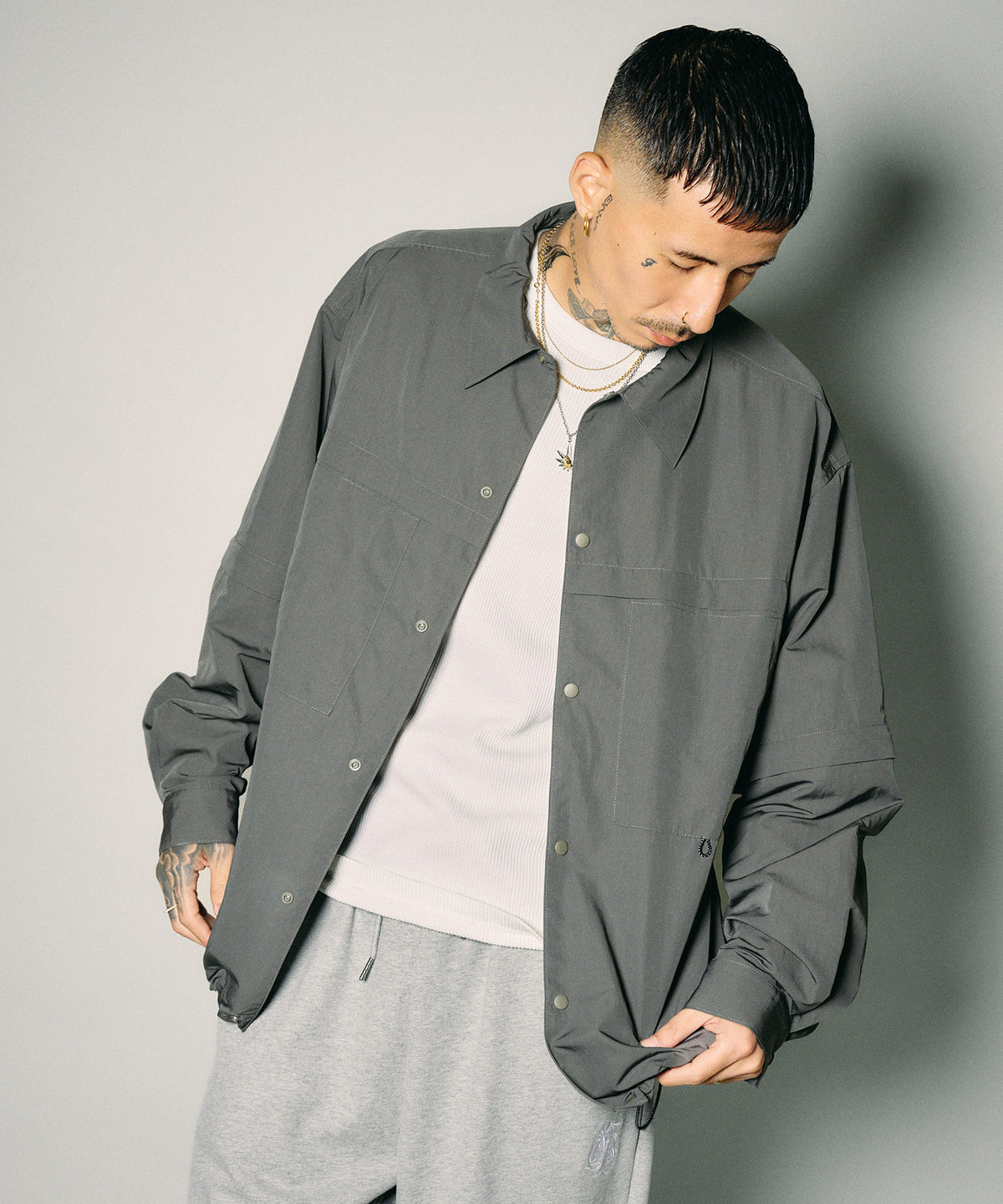 Detachable sleeve ripstop shirt-thumbmail-13