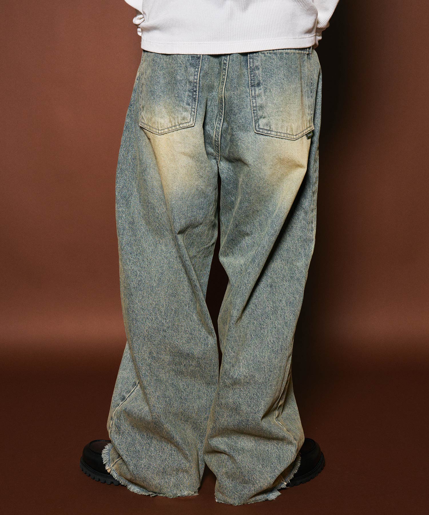 【Subciety】Fade wide denim (Lサイズ) Fade wide denim – Subciety Online Store