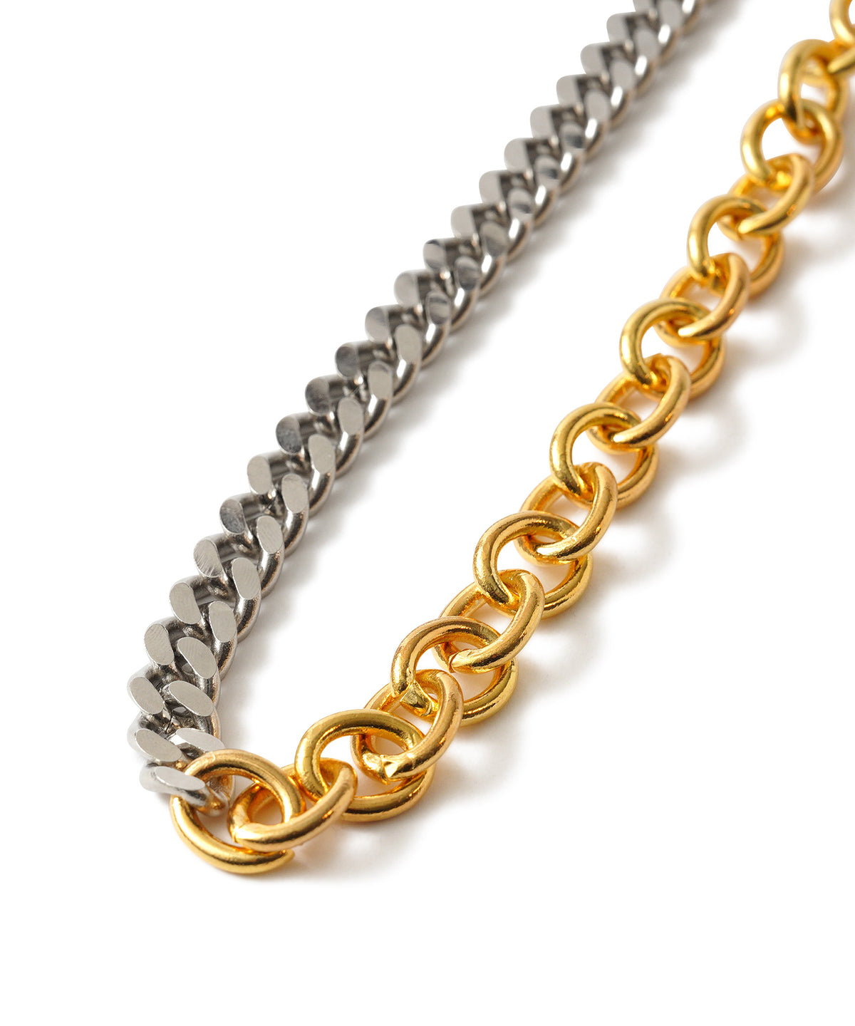Thick combi chain necklace-thumbmail-5