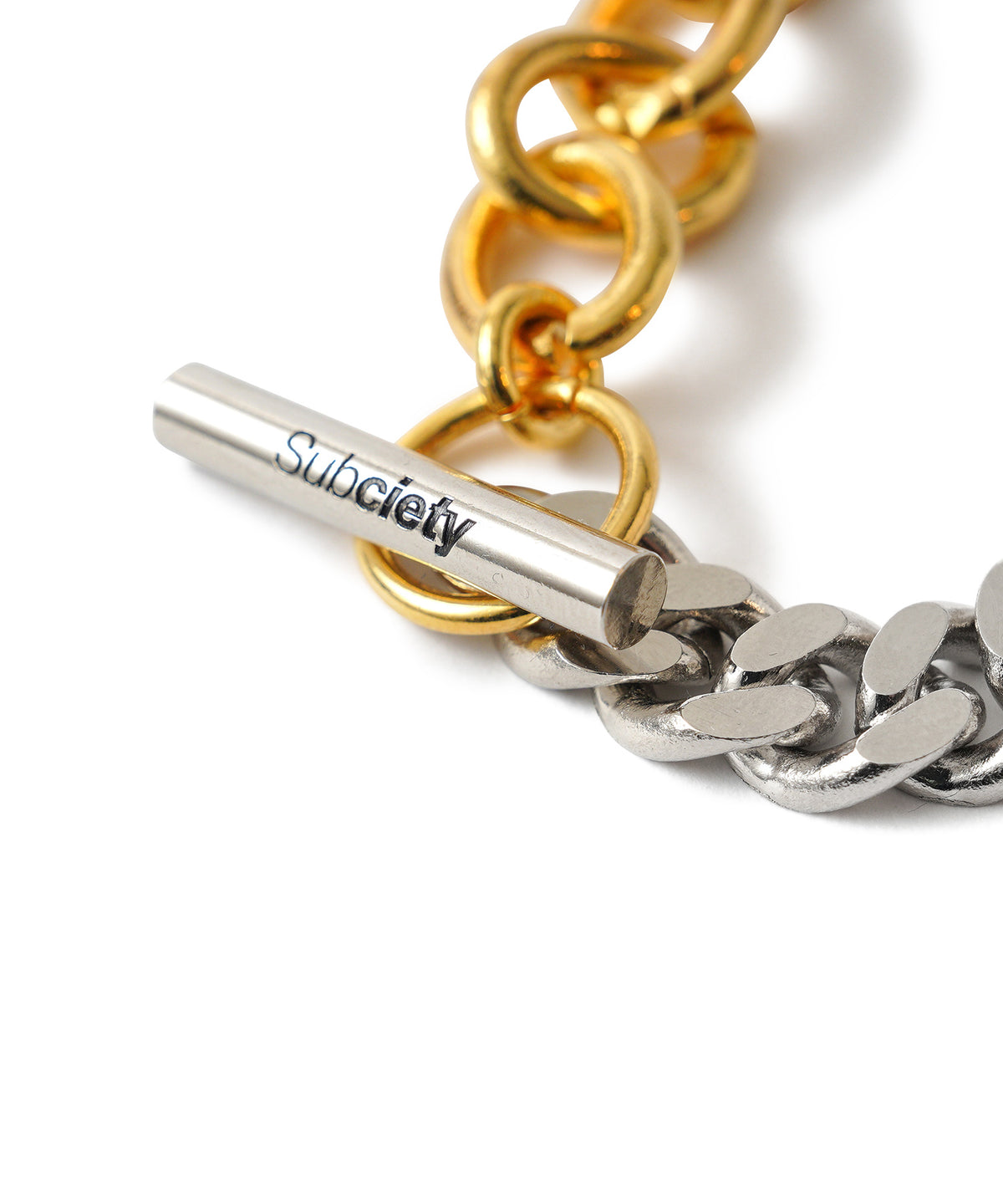 Thick combi chain necklace-thumbmail-4