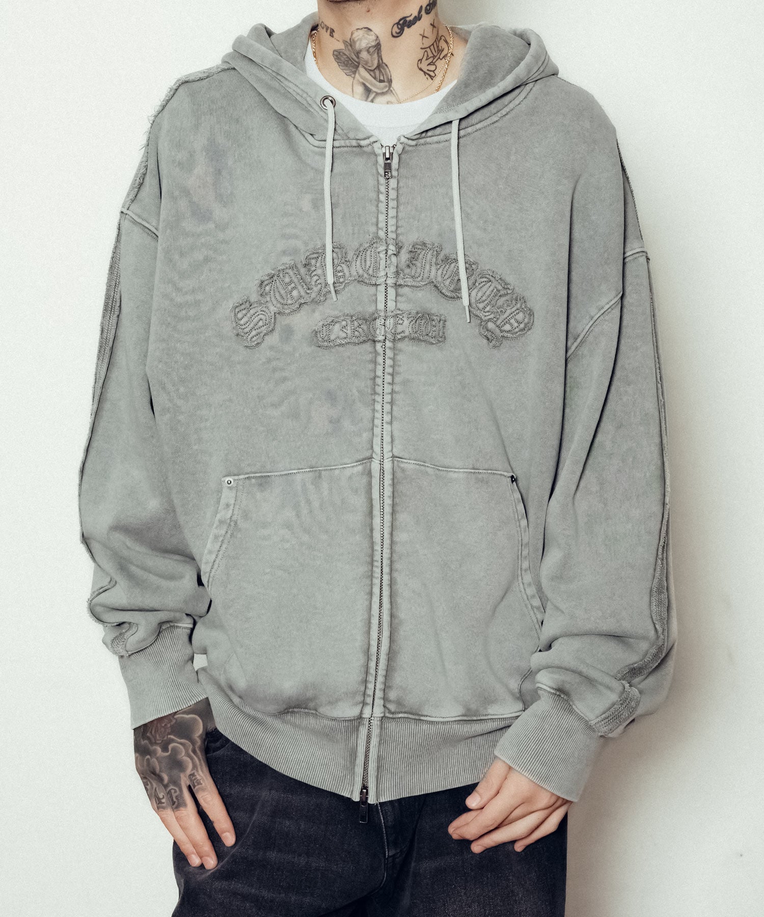 Double zip hoodie-thumbmail-2