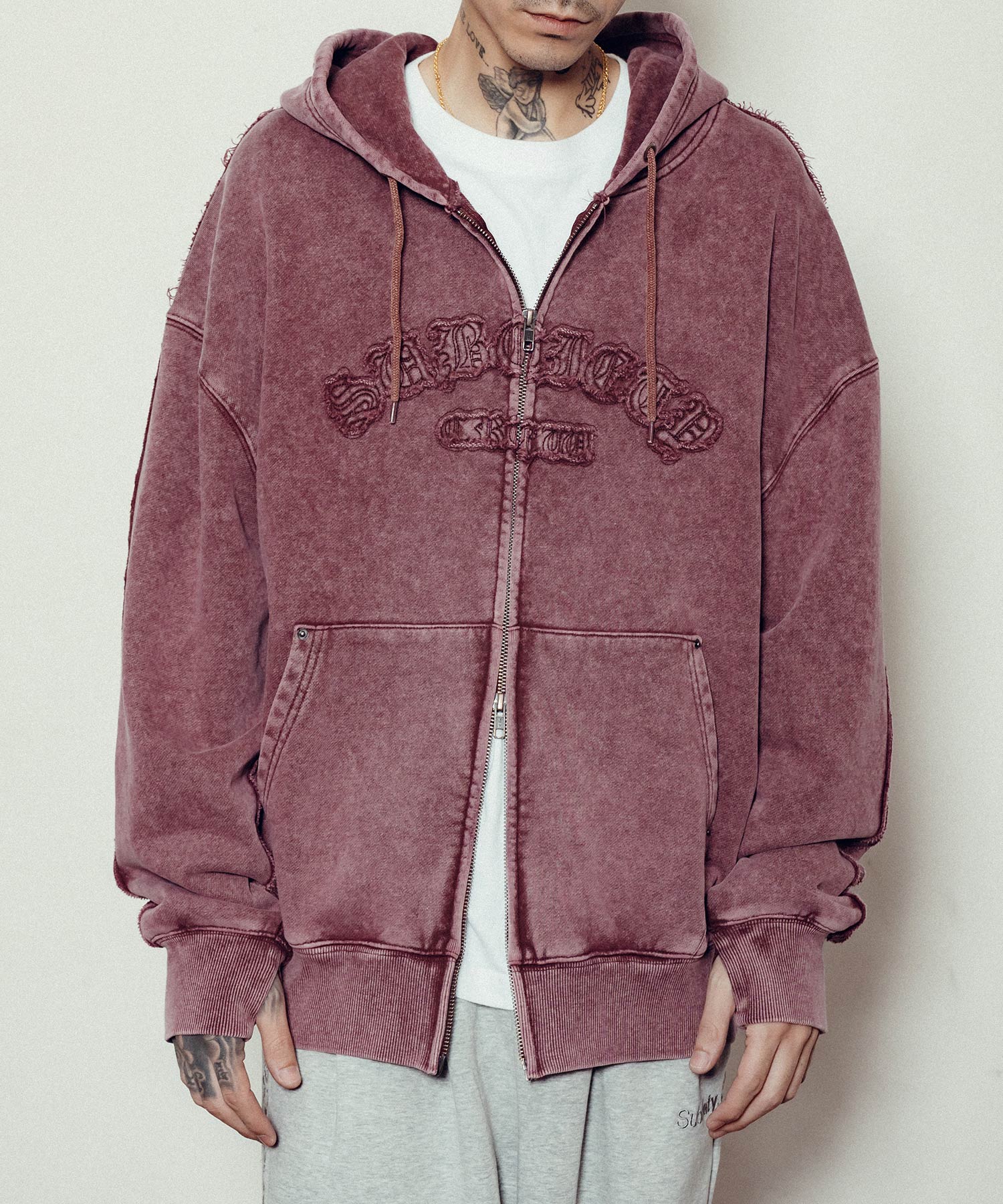 Double zip hoodie-thumbmail-3