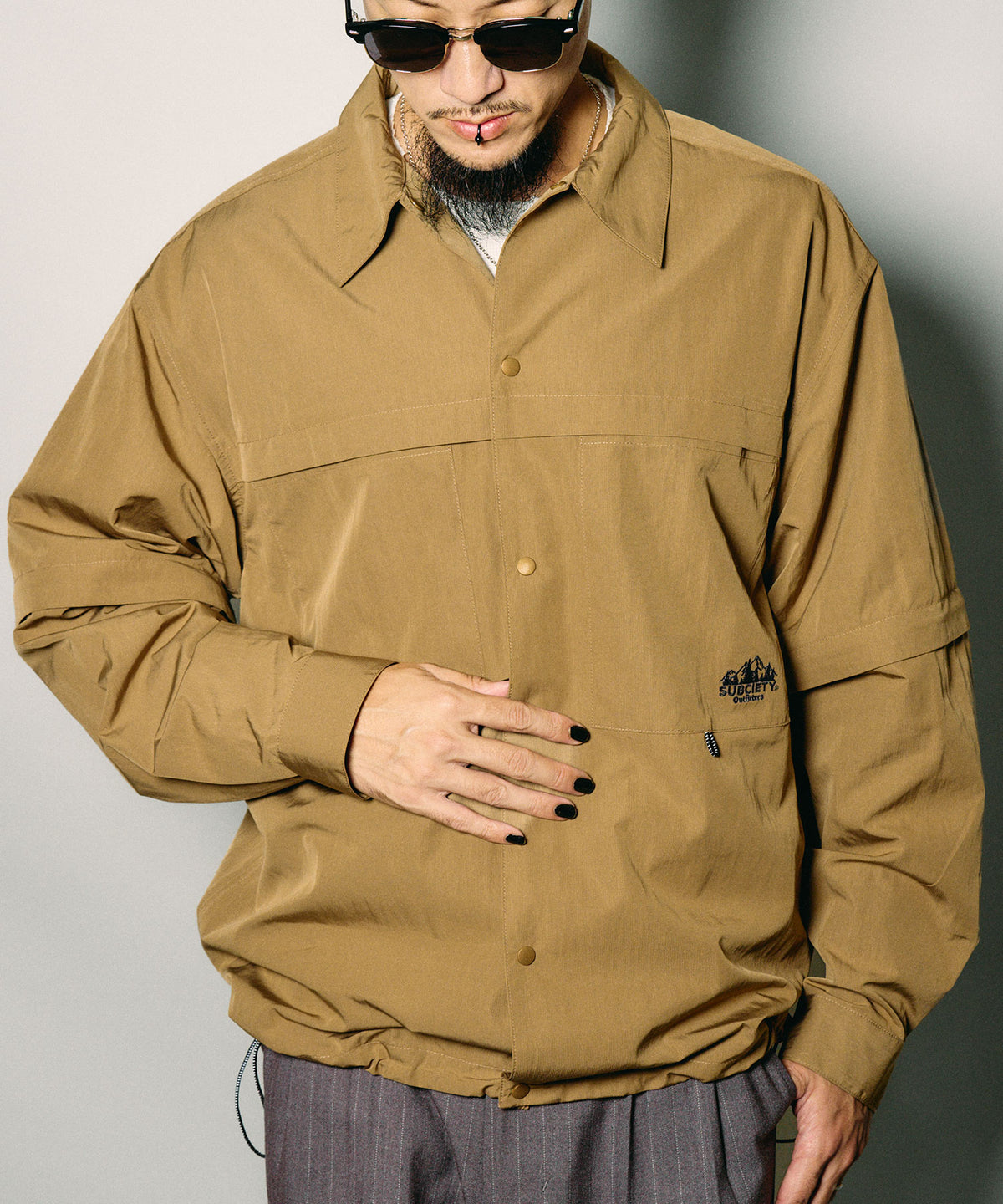 Detachable sleeve ripstop shirt-thumbmail-18