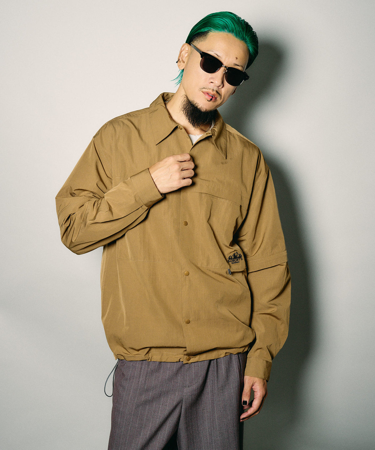 Detachable sleeve ripstop shirt-thumbmail-17