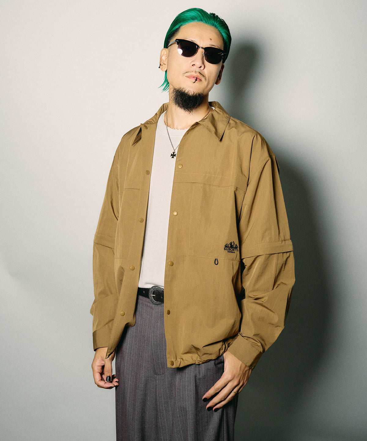 Detachable sleeve ripstop shirt-thumbmail-20