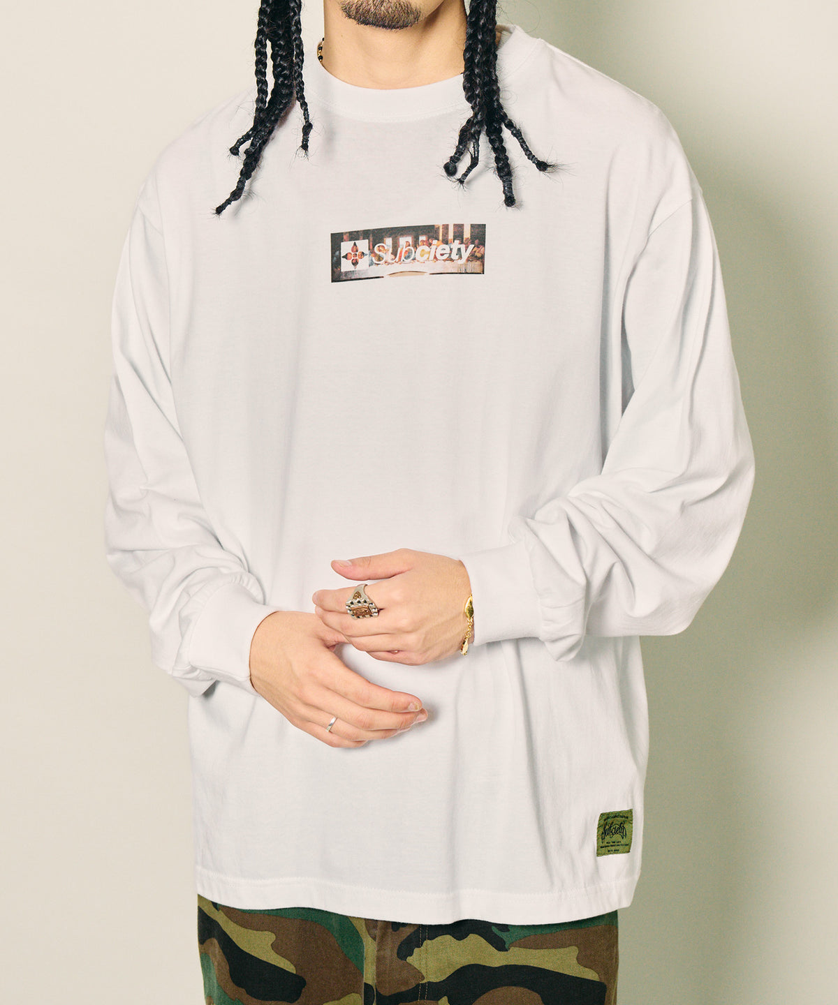 Last supper box L/S tee