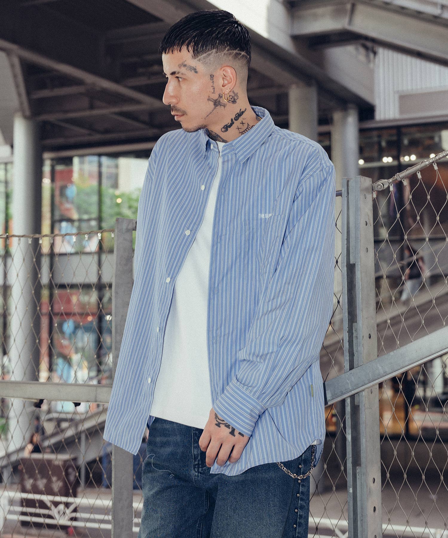 Supima cotton stripe shirt-thumbmail-19