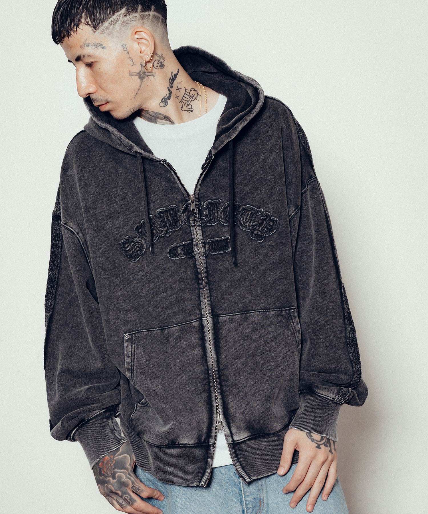 Double zip hoodie-thumbmail-9