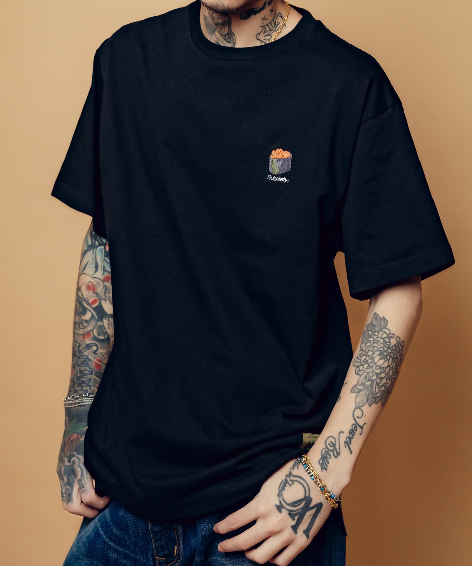 Embroidery sushi tee-thumbmail-4
