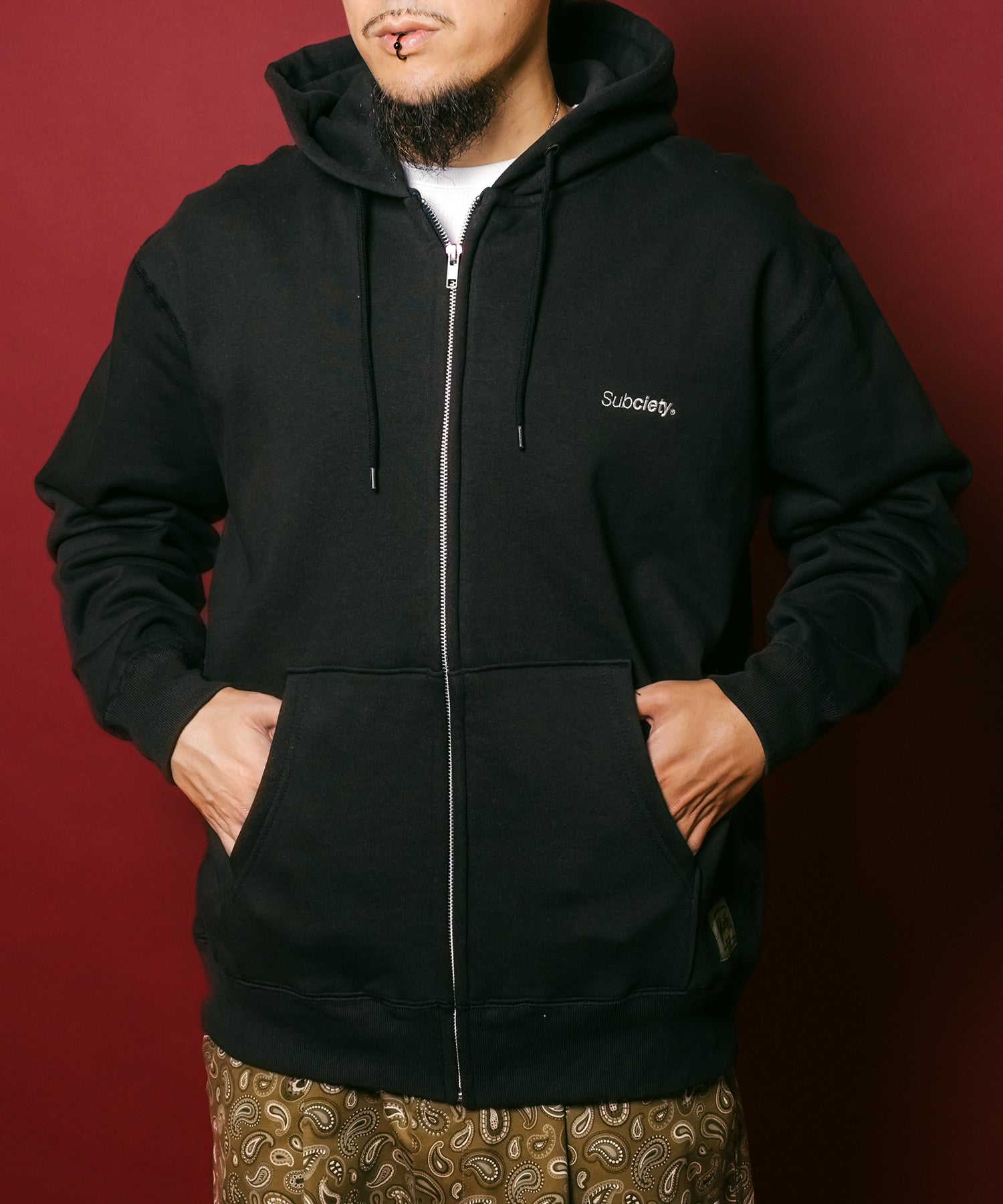 Trademark zip hoodie