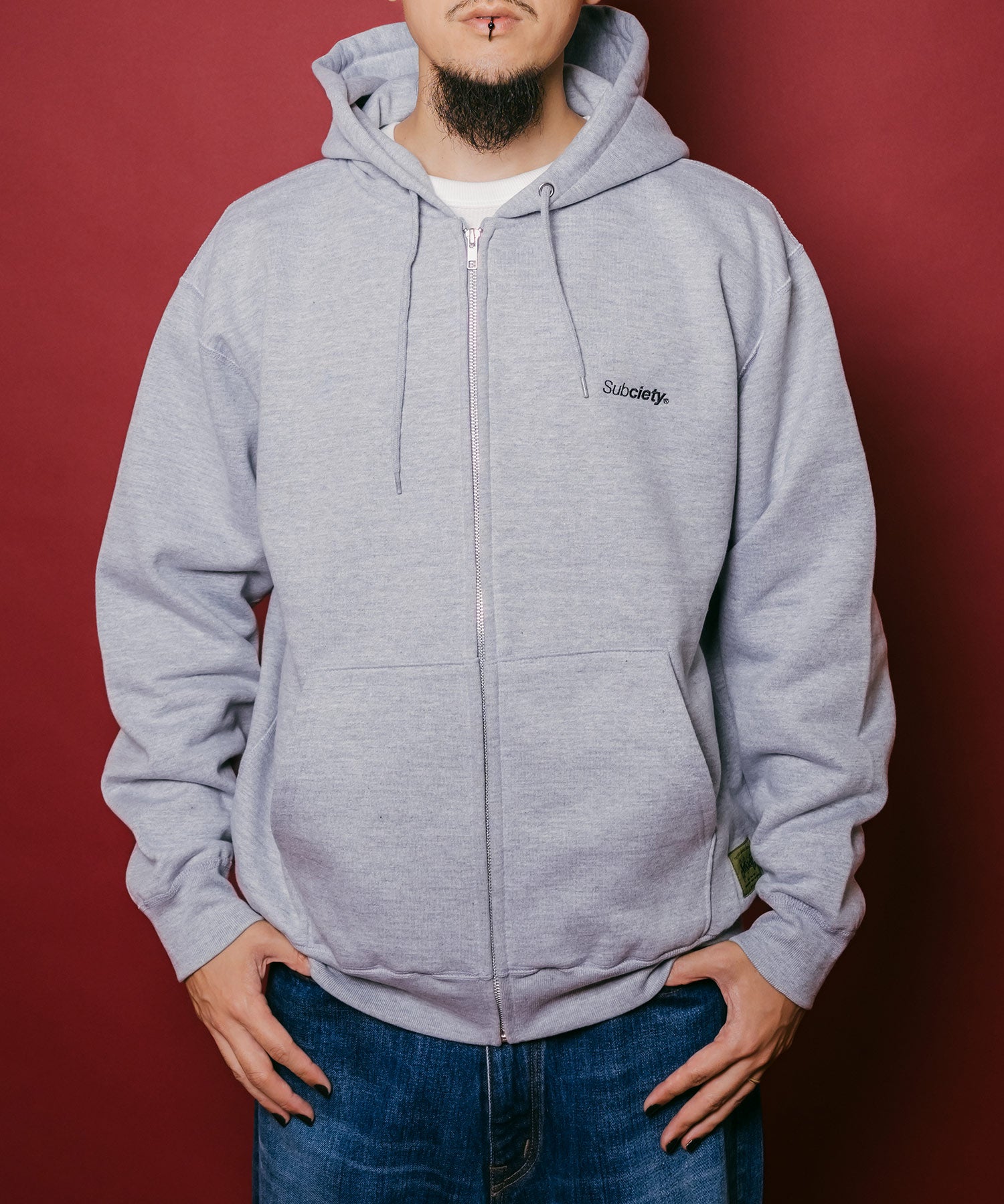 Trademark zip hoodie