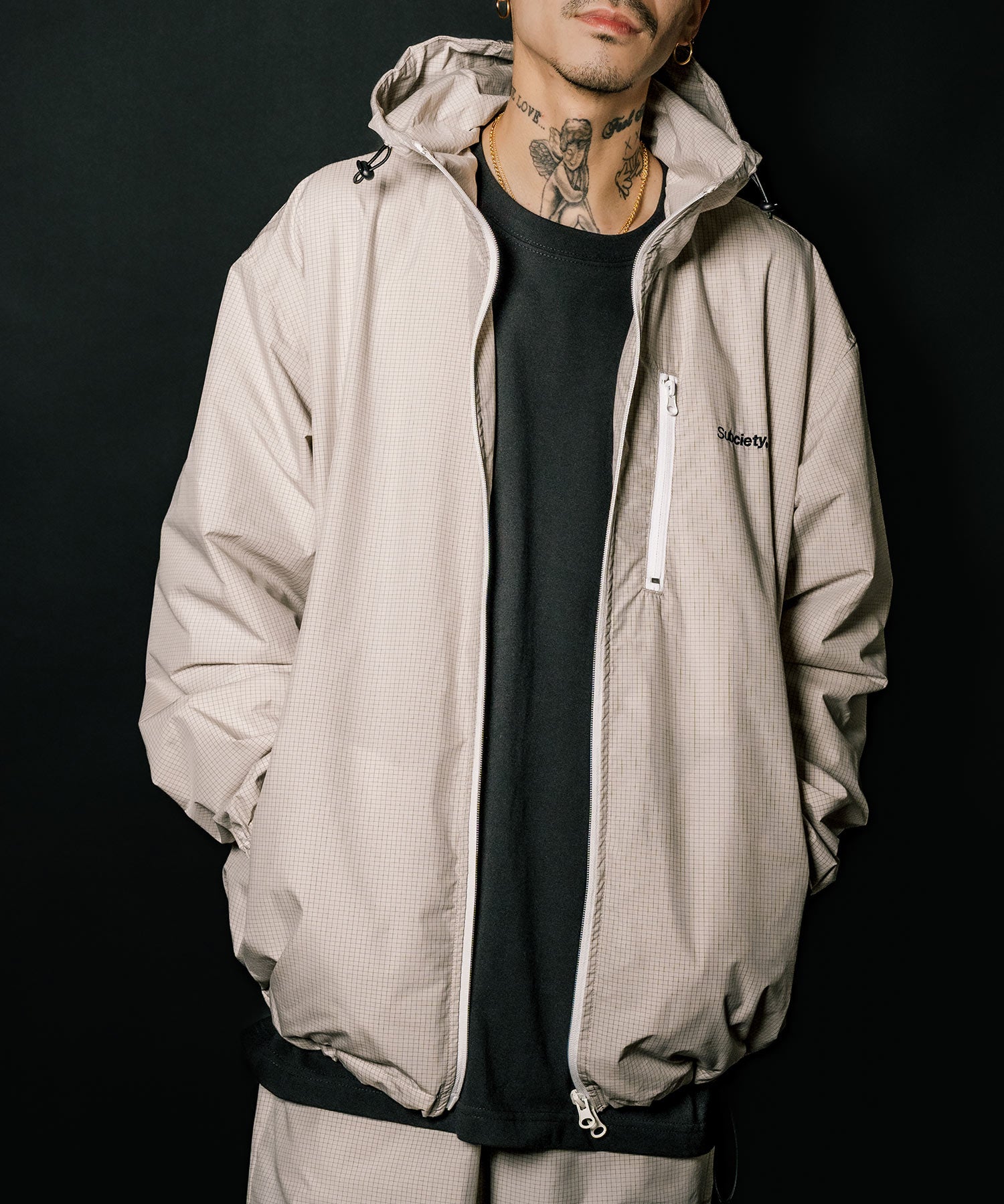 Graph check hoodie