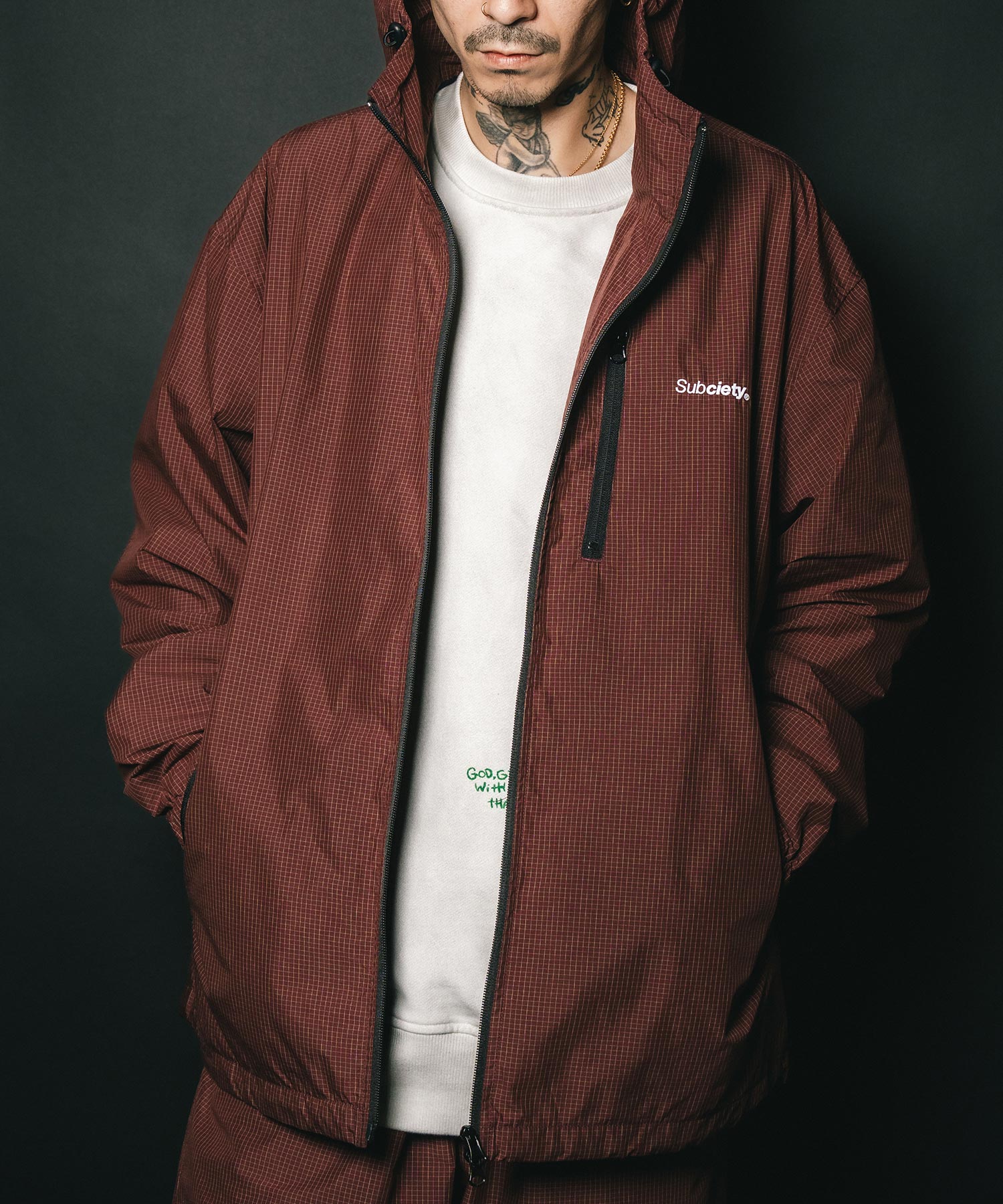 Graph check hoodie