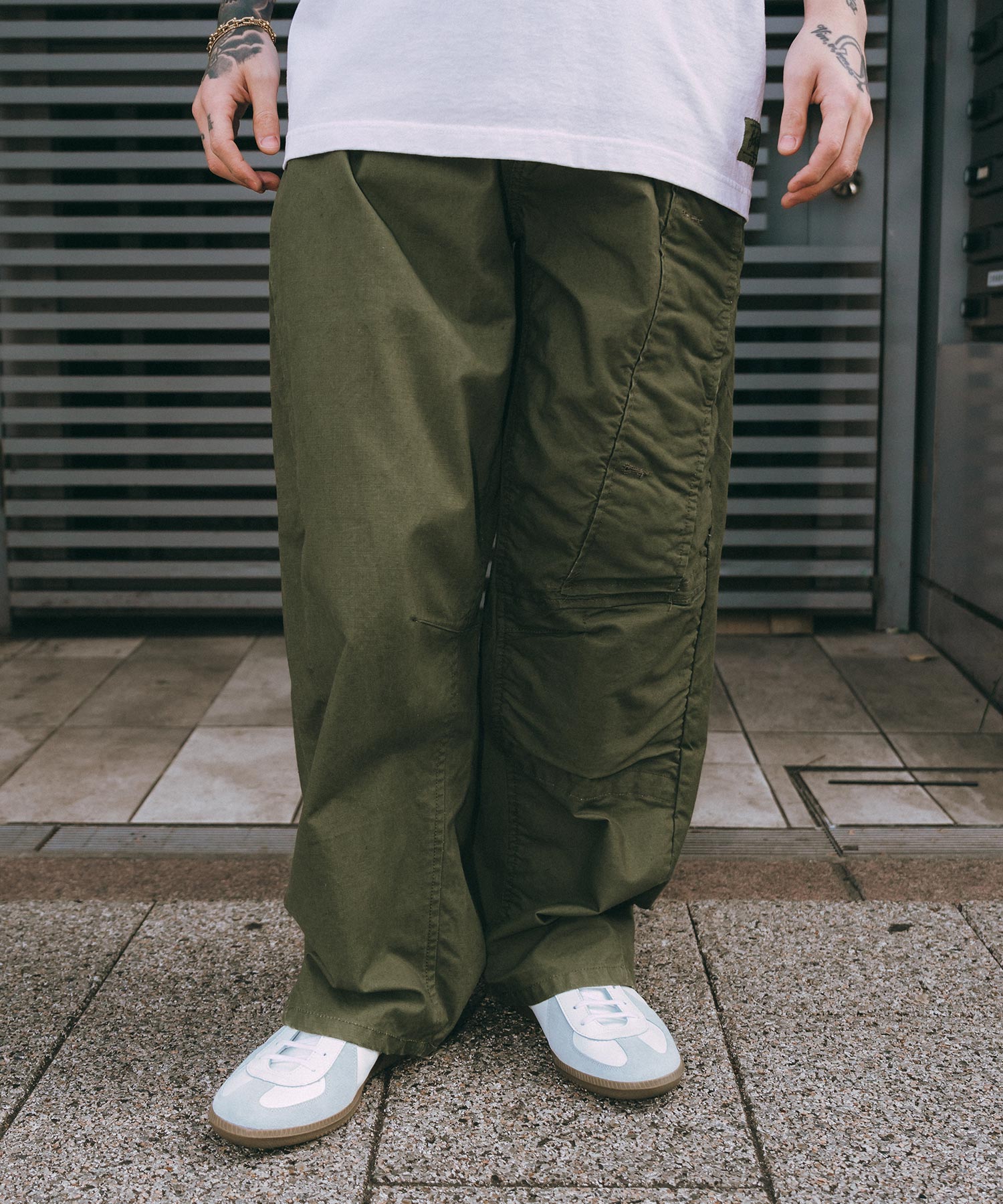 Military tent pants