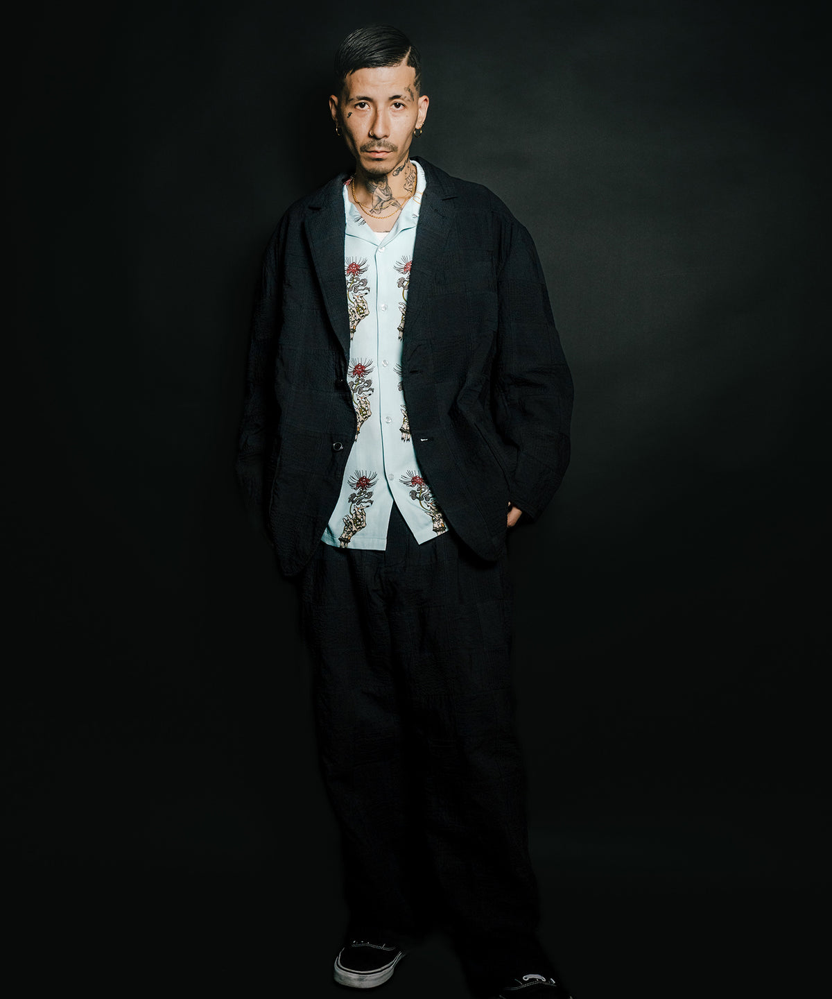 Patchwork tailored jacket-thumbmail-13