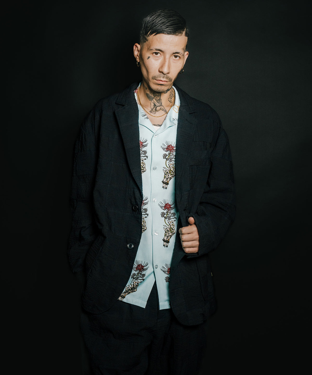 Patchwork tailored jacket-thumbmail-11
