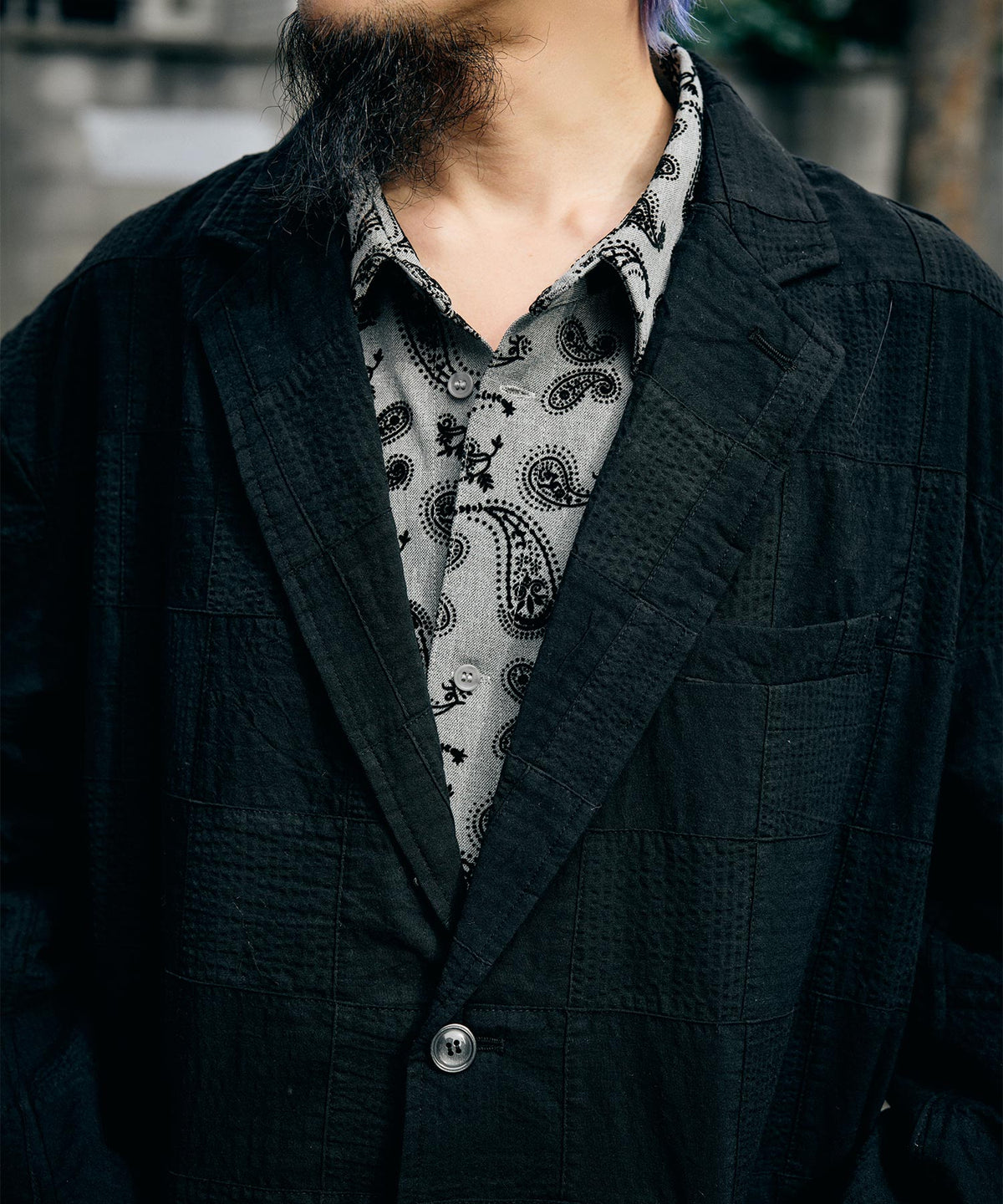 Patchwork tailored jacket-thumbmail-15